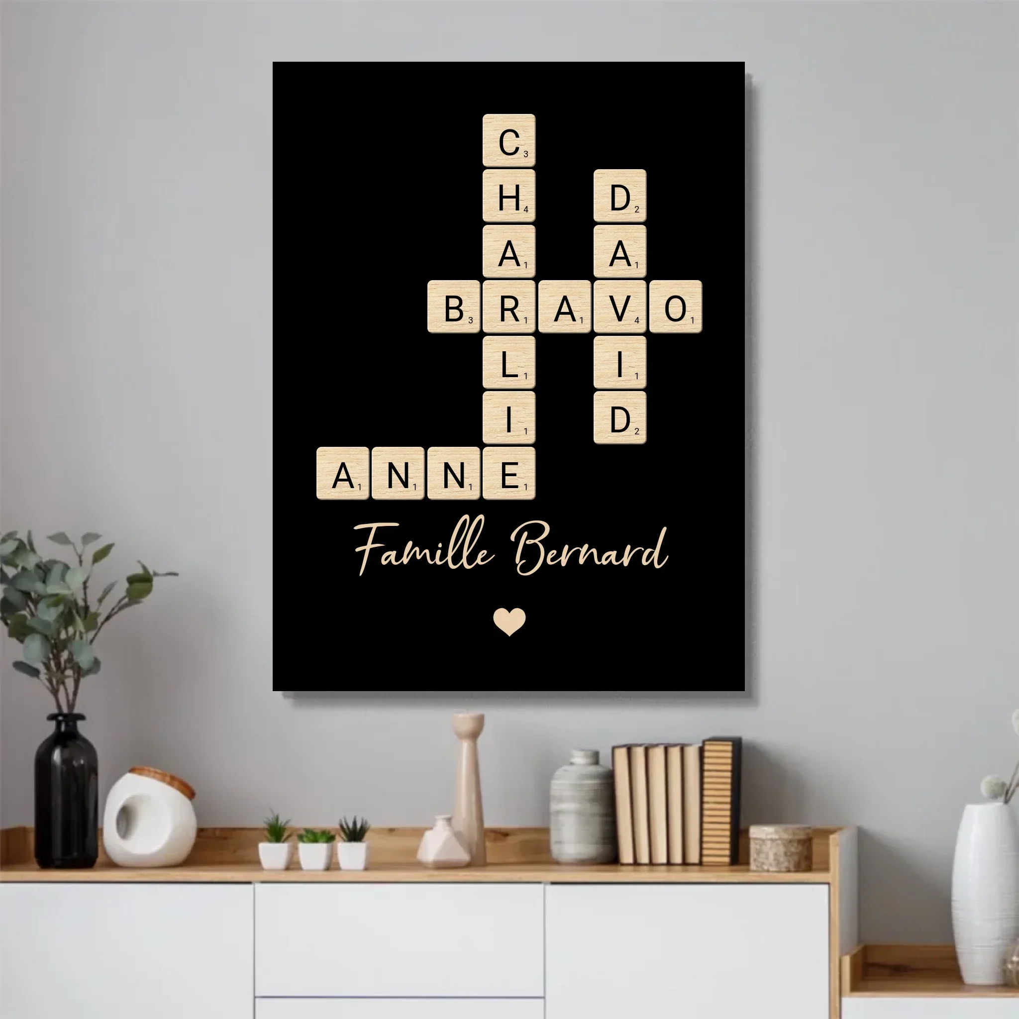 Poster personnalisé “Mots croisés en famille” - Image 4