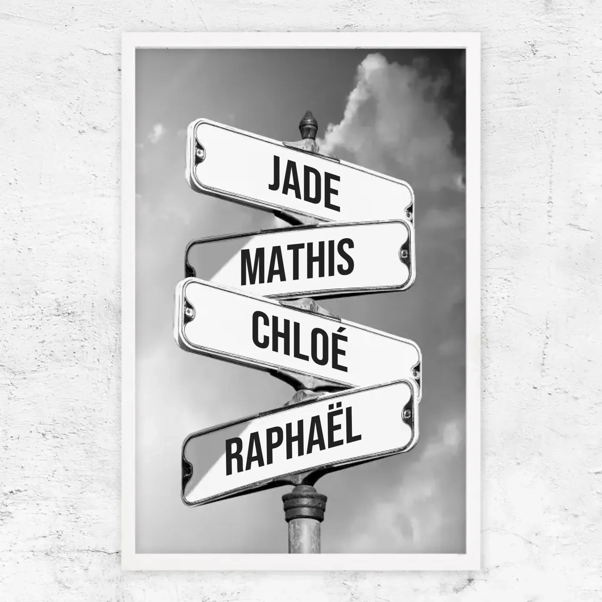 Poster personnalisé "Panneau de signalisation vintage pour les familles" - Image 15