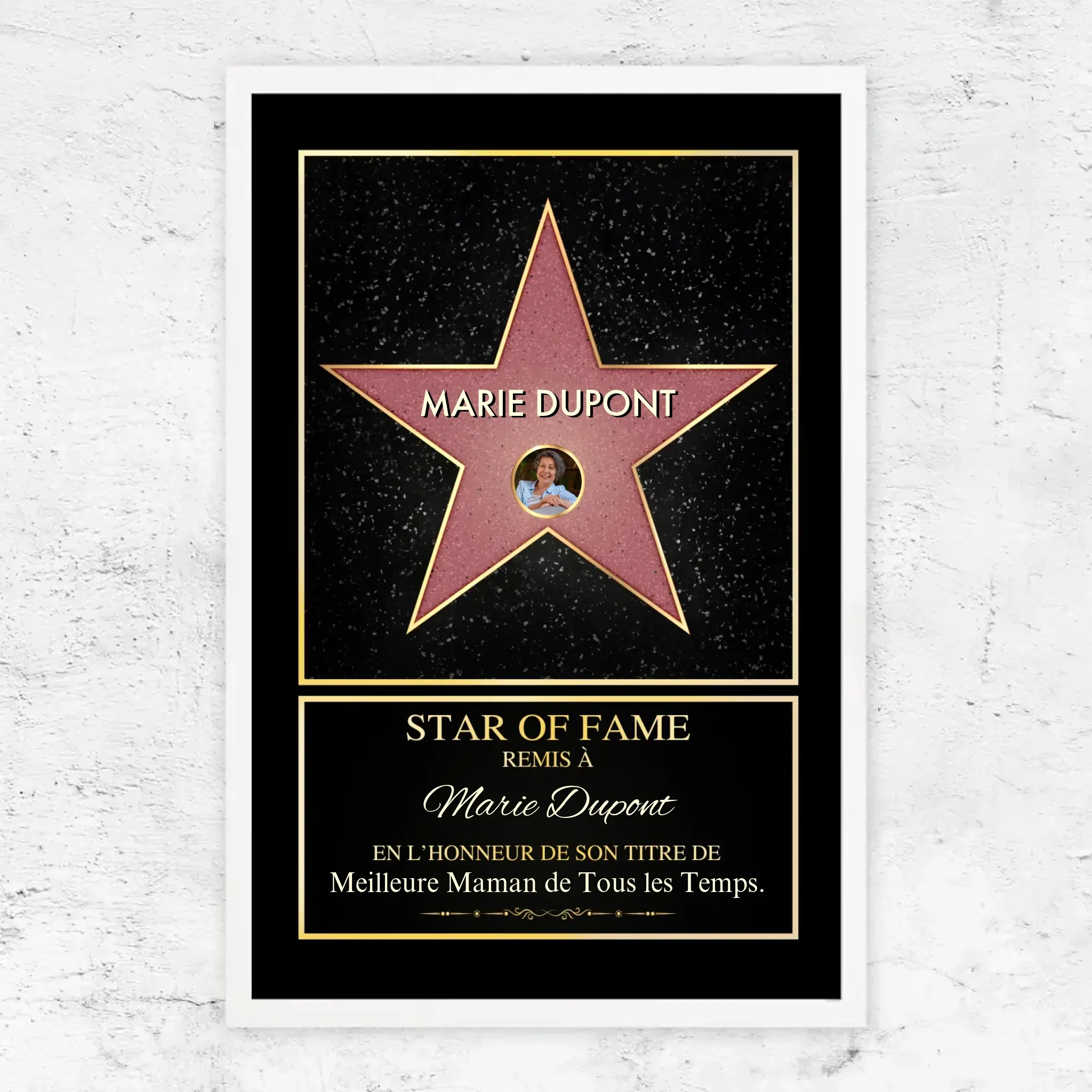 Poster personnalisé "Star of Fame - avec photo" - Image 14