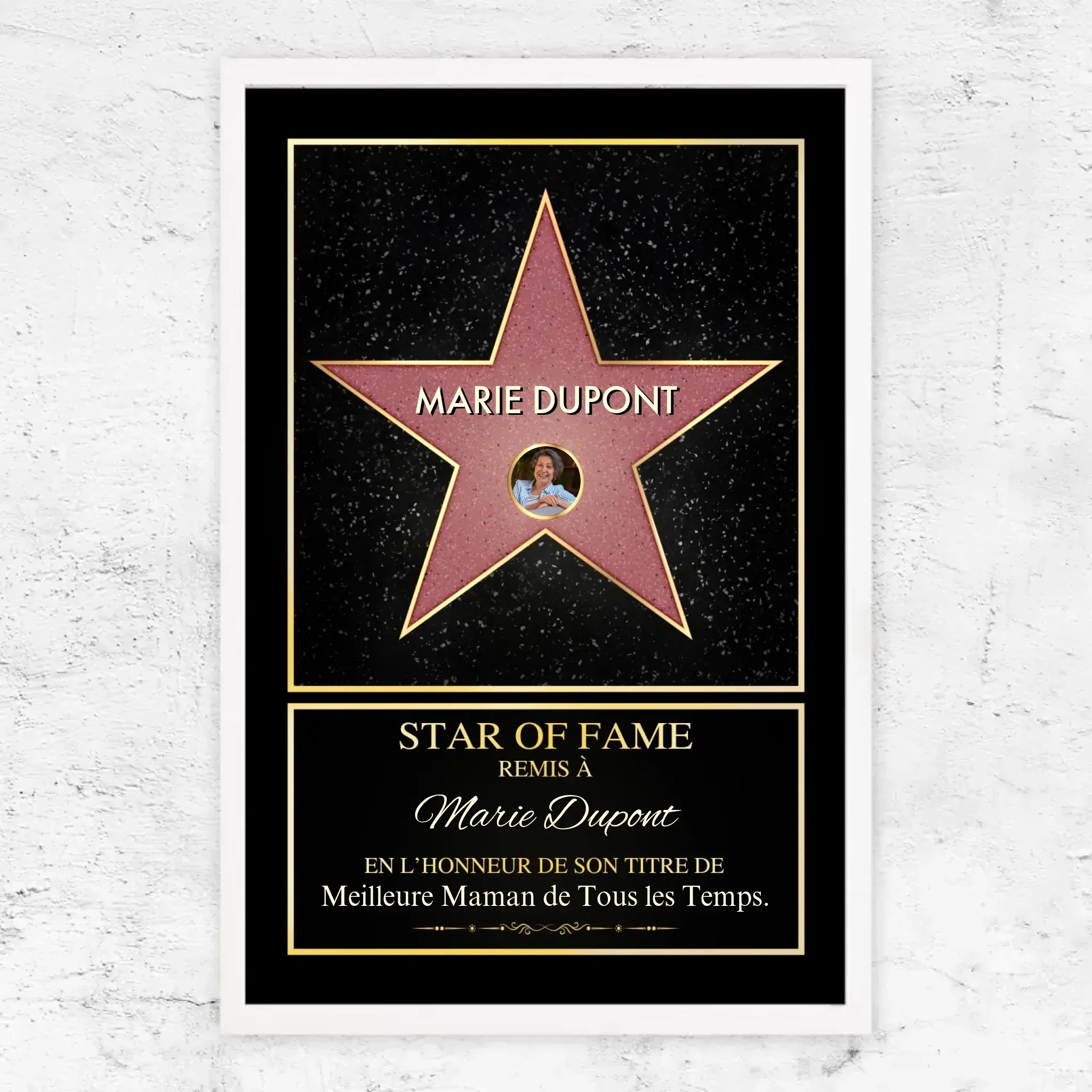 Poster personnalisé "Star of Fame - avec photo" - Image 15