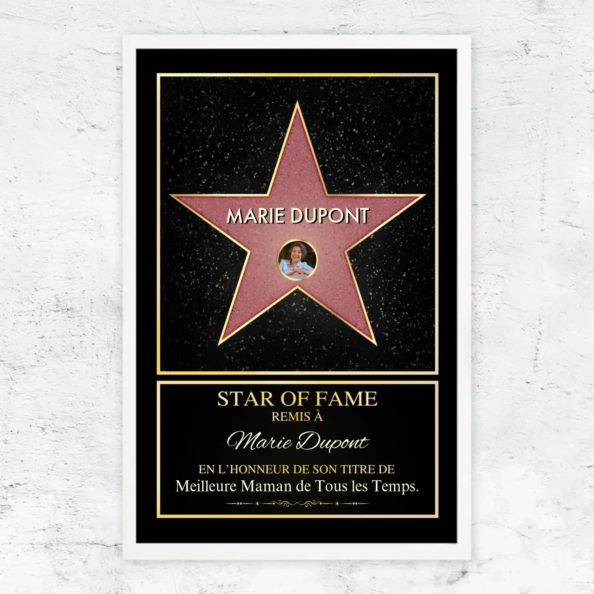 Poster personnalisé "Star of Fame - avec photo" - Image 16