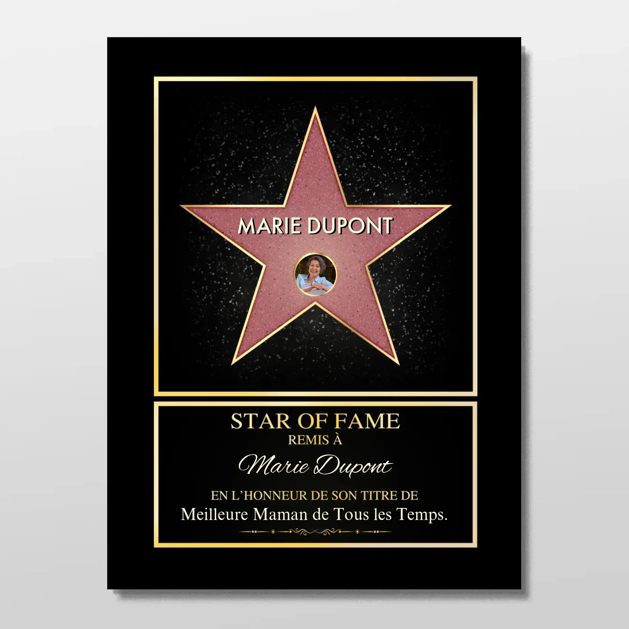Poster personnalisé "Star of Fame - avec photo" - Image 3