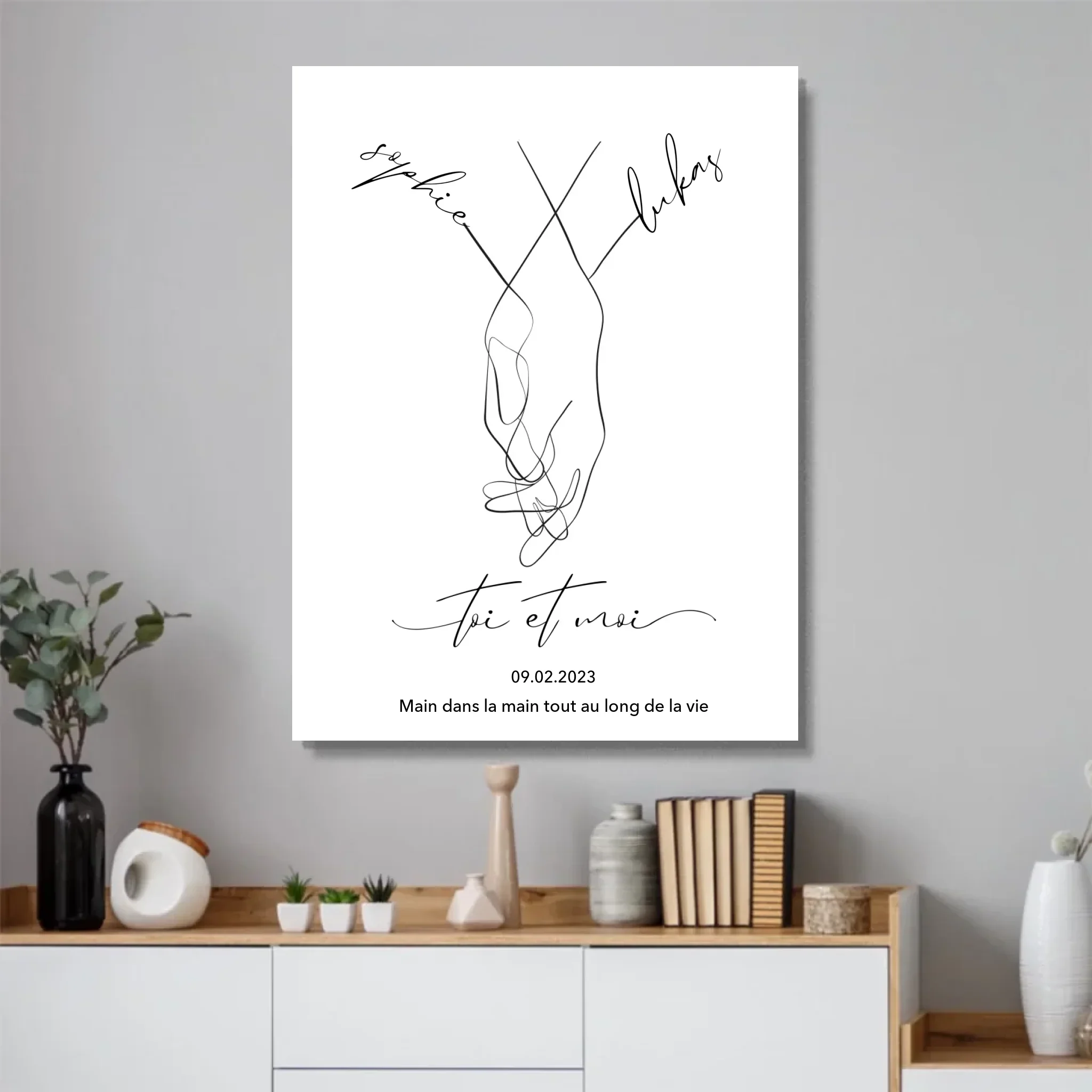 Poster personnalisé “Toi et moi” - Image 4