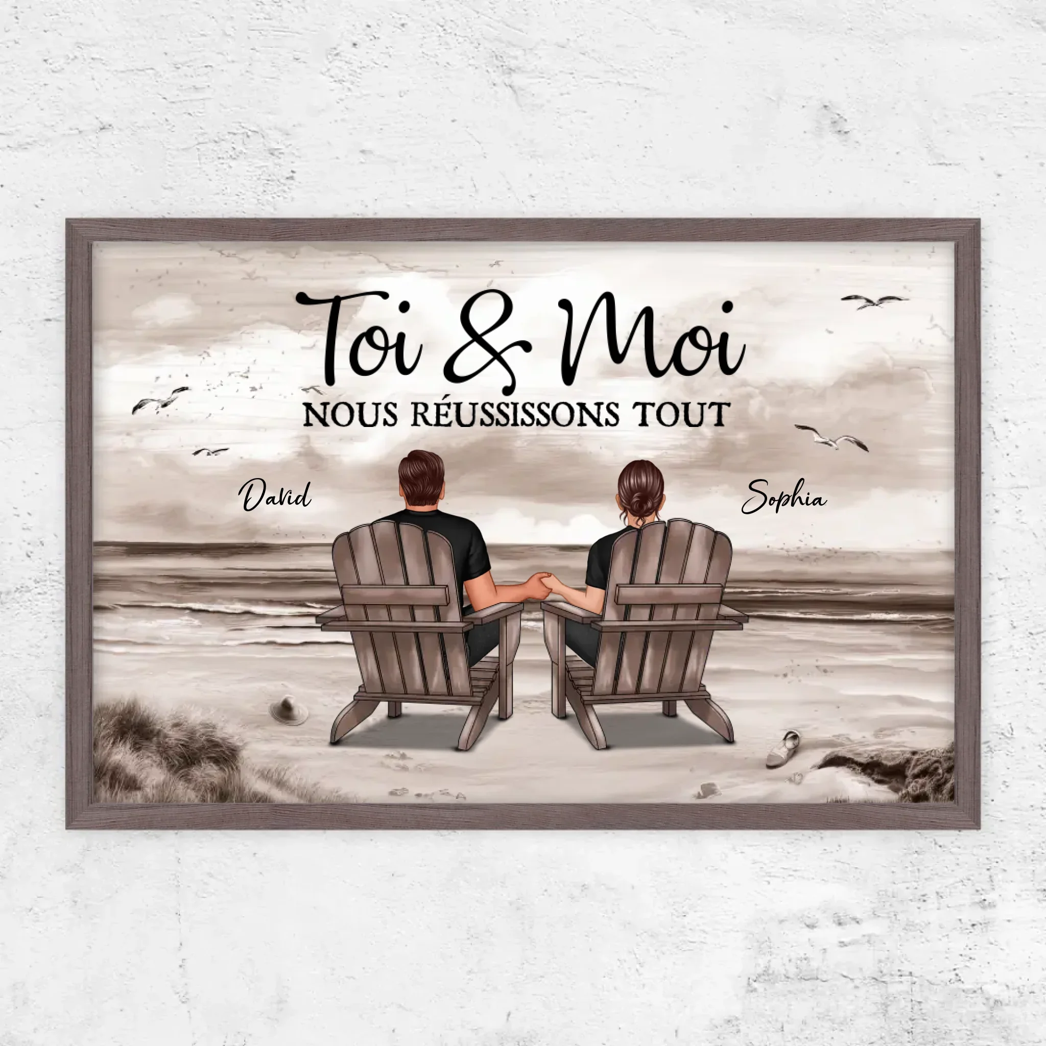 Poster personnalisé “Toi et moi, on peut tout faire” - Image 11