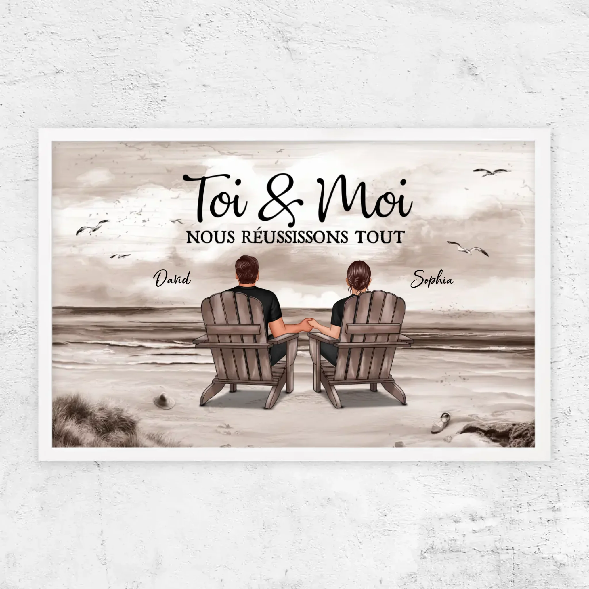 Poster personnalisé “Toi et moi, on peut tout faire” - Image 13