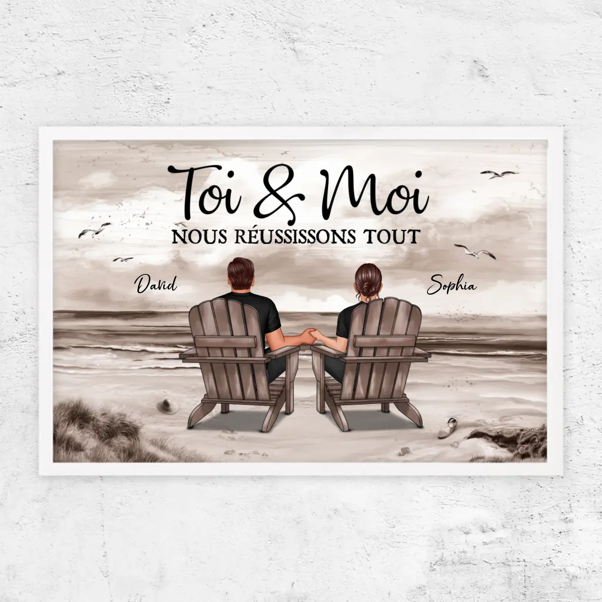 Poster personnalisé “Toi et moi, on peut tout faire” - Image 15