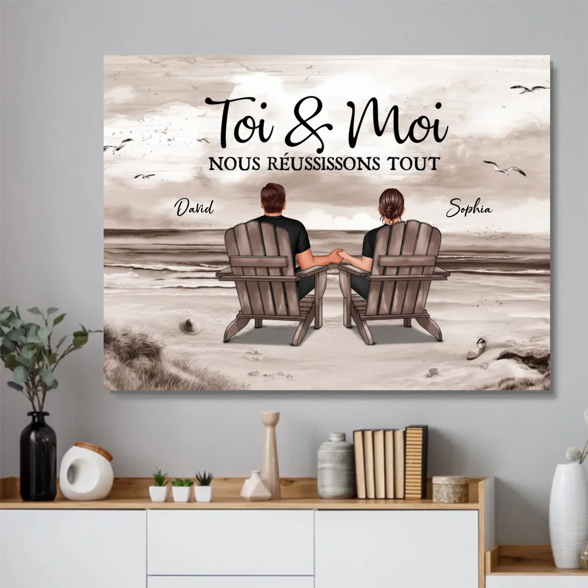Poster personnalisé “Toi et moi, on peut tout faire” - Image 4