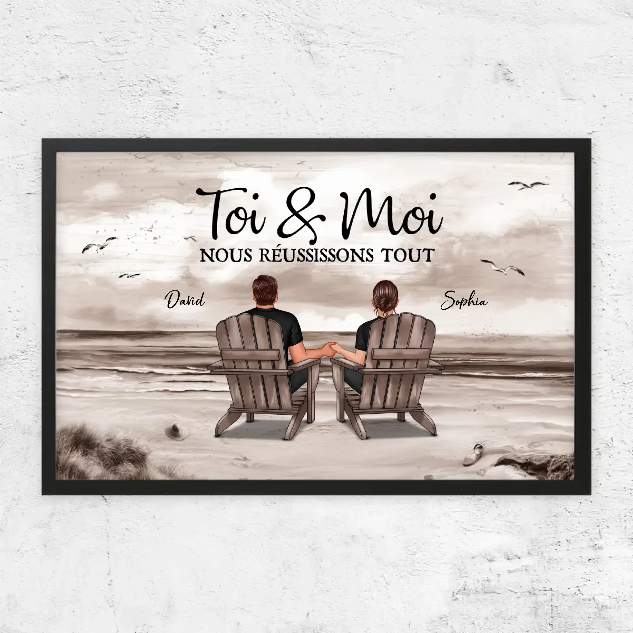 Poster personnalisé “Toi et moi, on peut tout faire” - Image 5