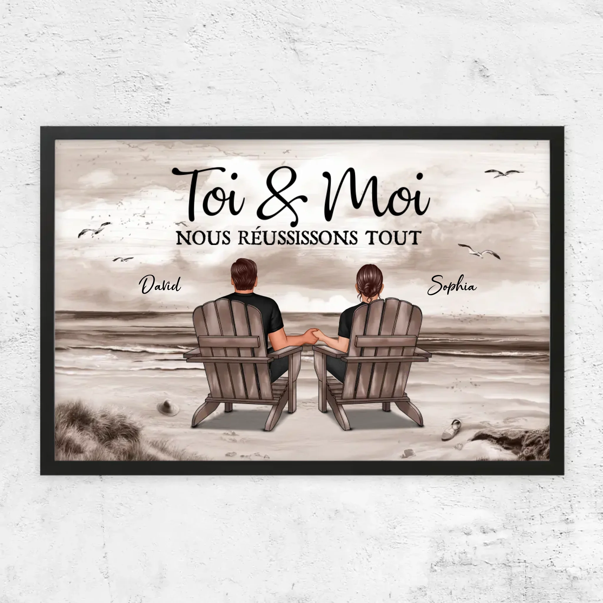 Poster personnalisé “Toi et moi, on peut tout faire” - Image 6