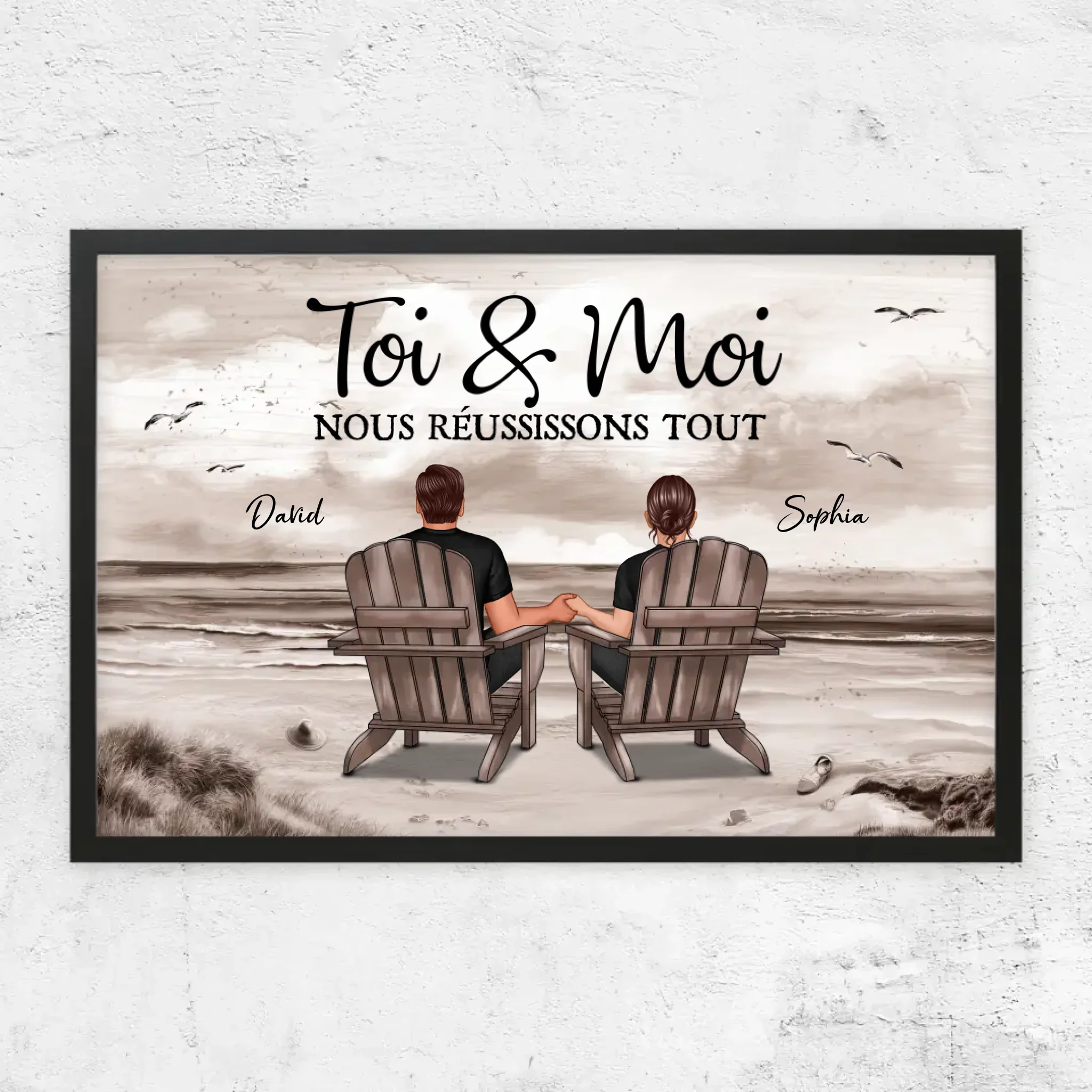 Poster personnalisé “Toi et moi, on peut tout faire” - Image 7