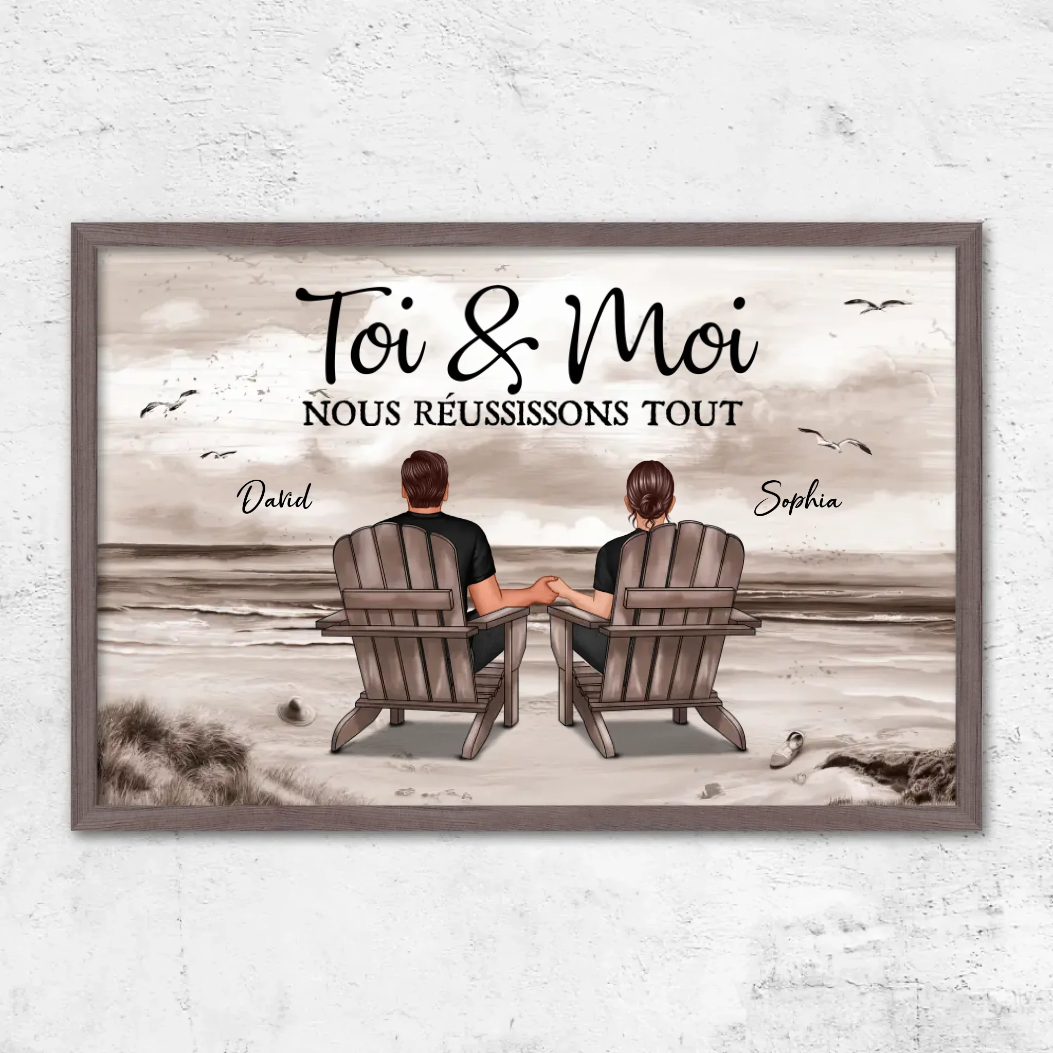 Poster personnalisé “Toi et moi, on peut tout faire” - Image 9