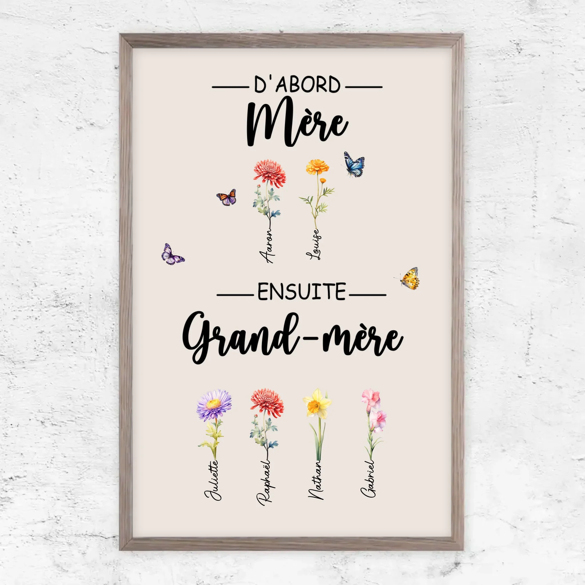 Poster personnalisé "D'abord maman, ensuite grand-mère" - Image 10