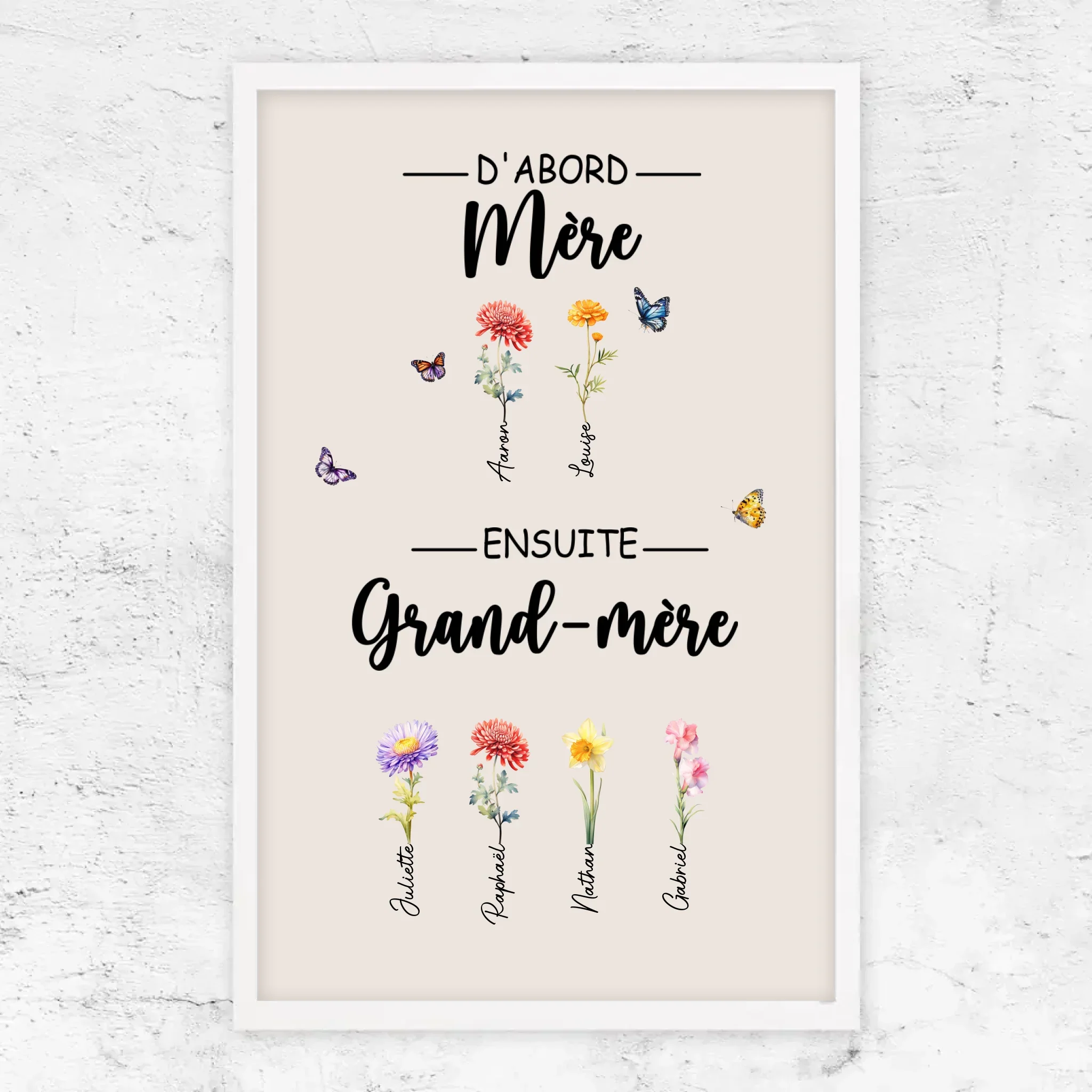 Poster personnalisé "D'abord maman, ensuite grand-mère" - Image 13