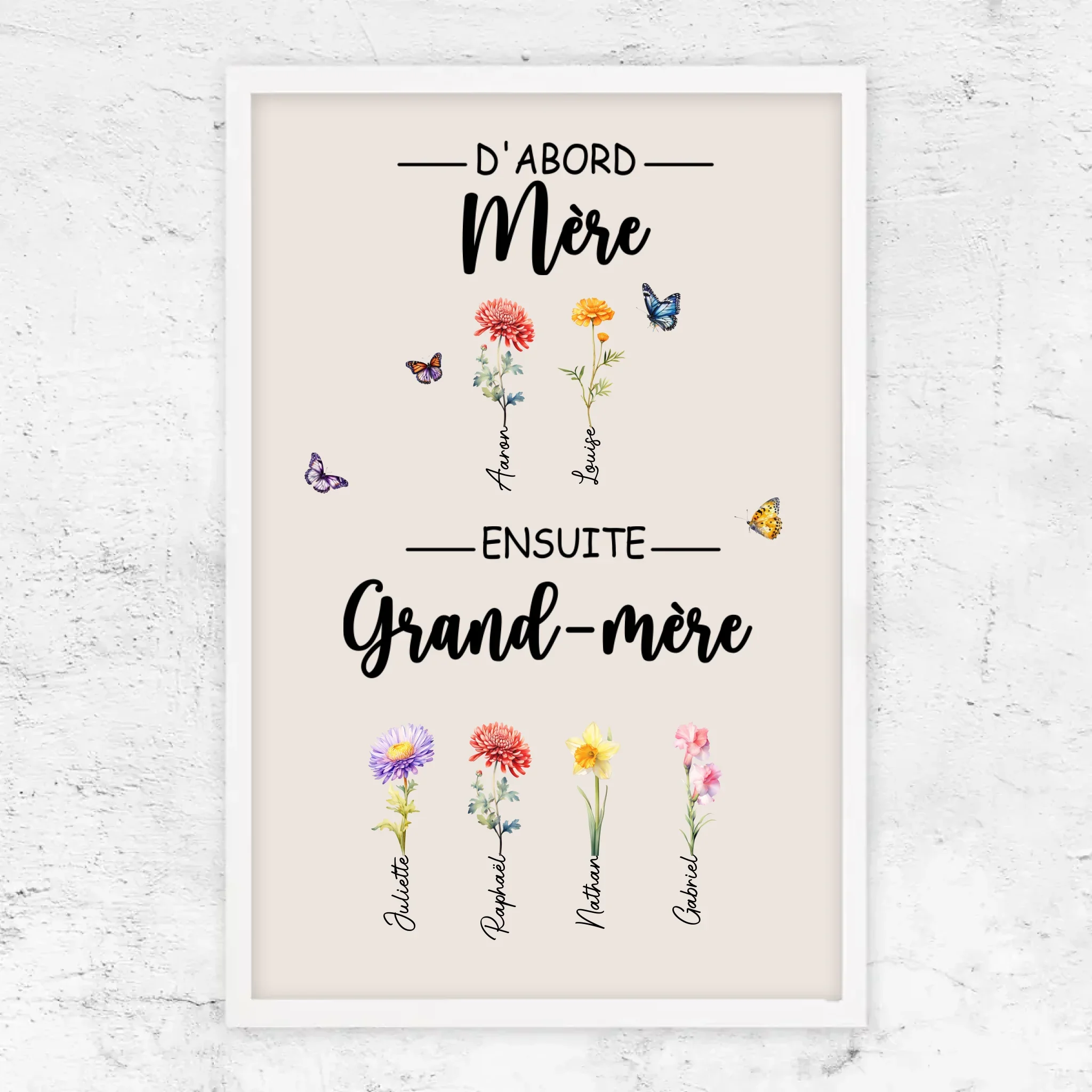 Poster personnalisé "D'abord maman, ensuite grand-mère" - Image 14