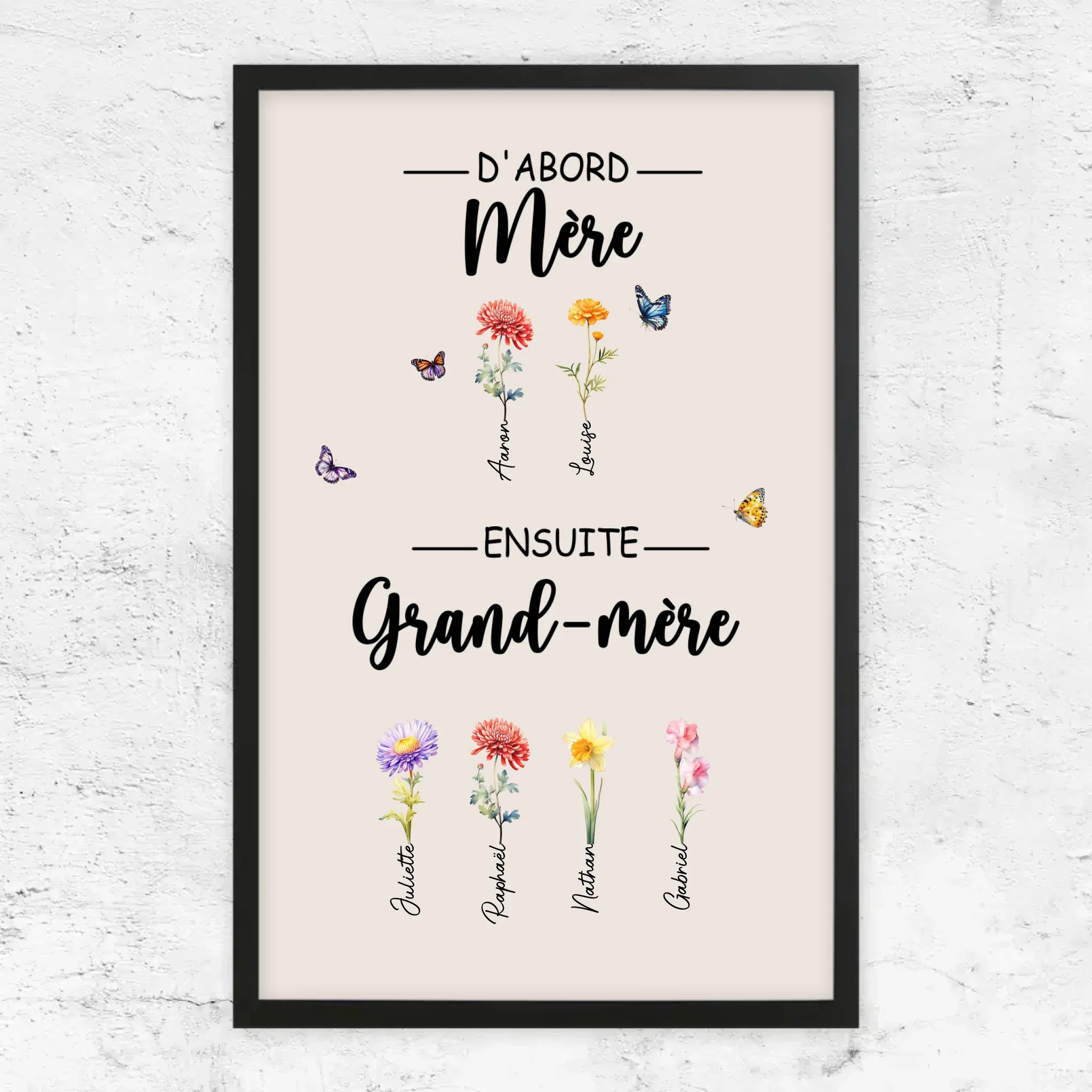 Poster personnalisé "D'abord maman, ensuite grand-mère" - Image 5