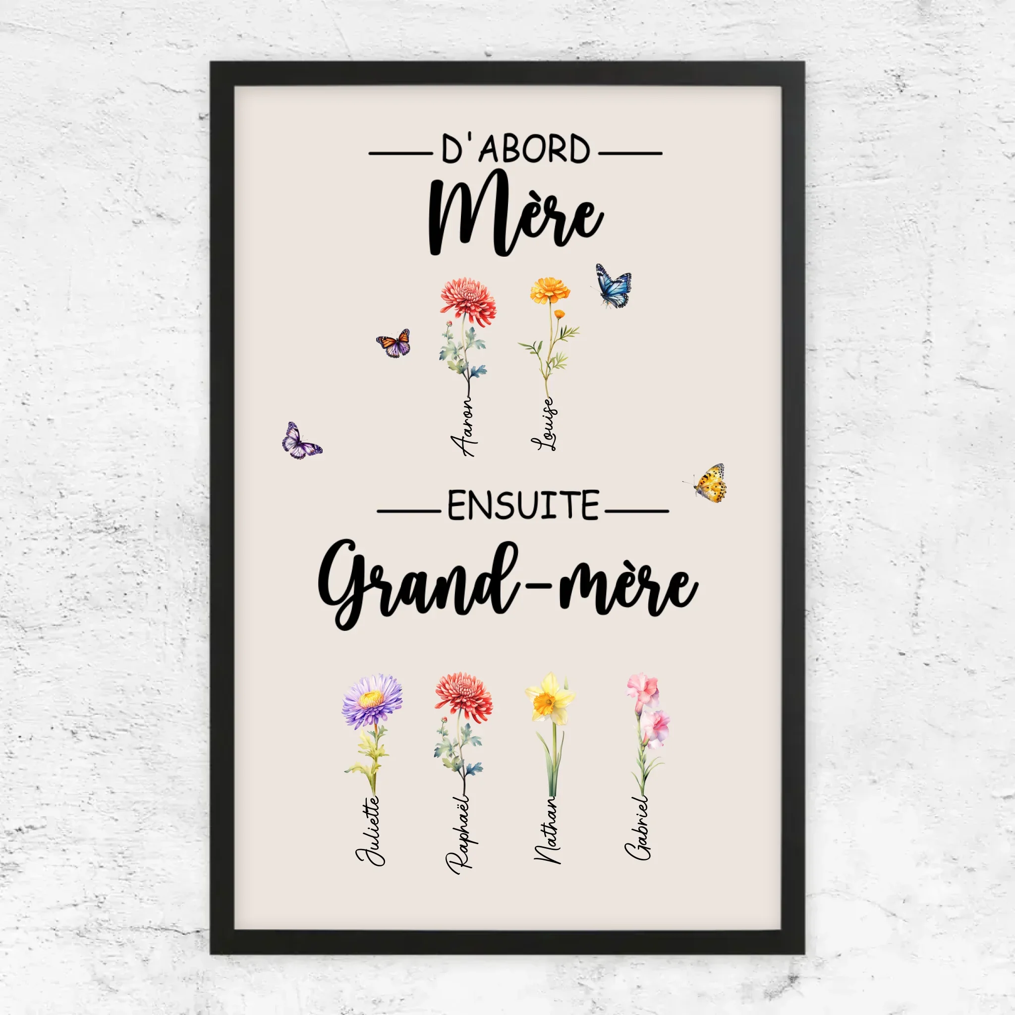 Poster personnalisé "D'abord maman, ensuite grand-mère" - Image 6