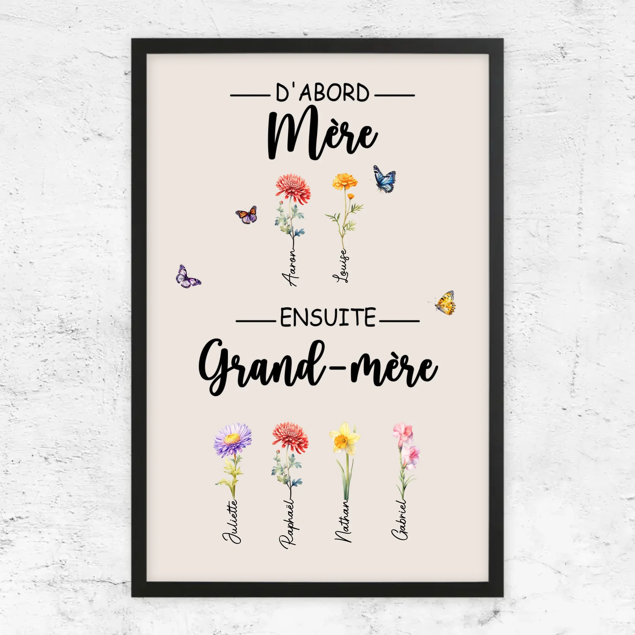 Poster personnalisé "D'abord maman, ensuite grand-mère" - Image 7