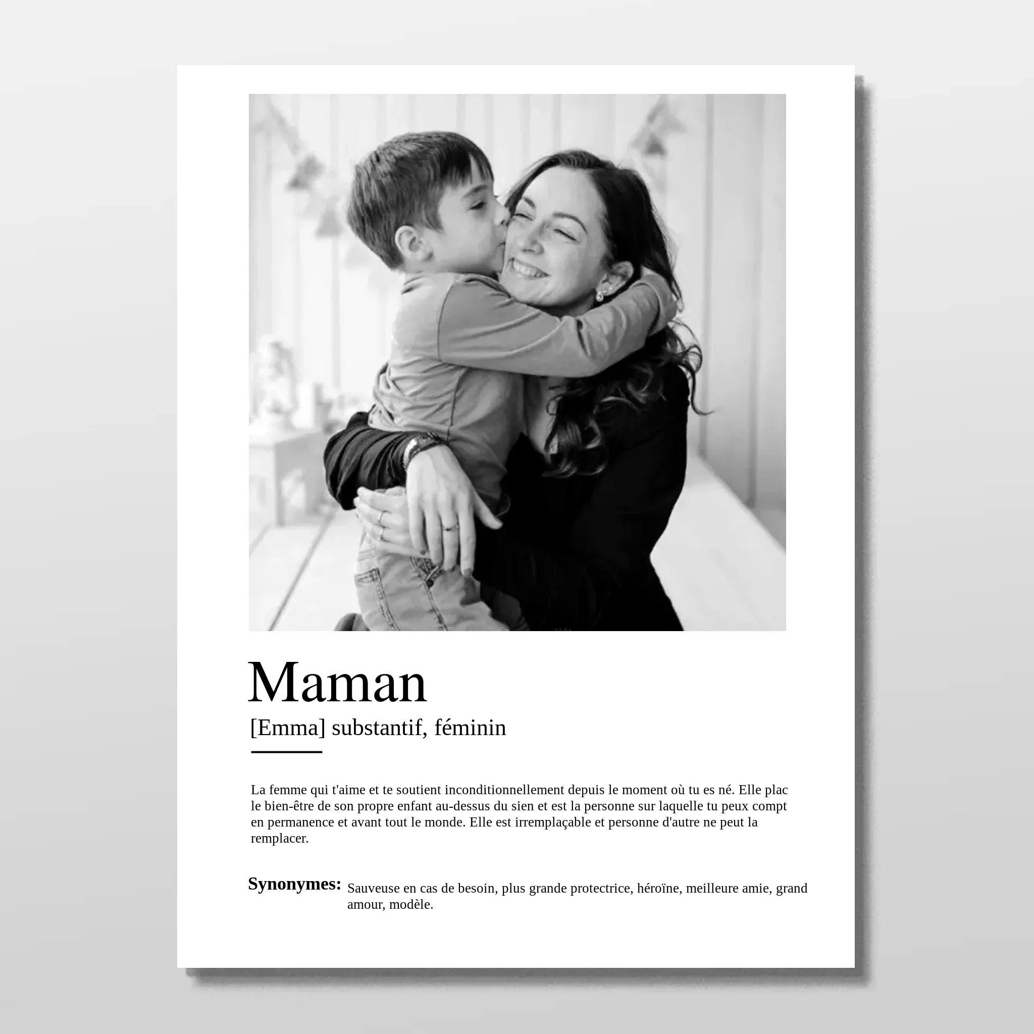 Poster personnalisé "Définition maman" - Image 3
