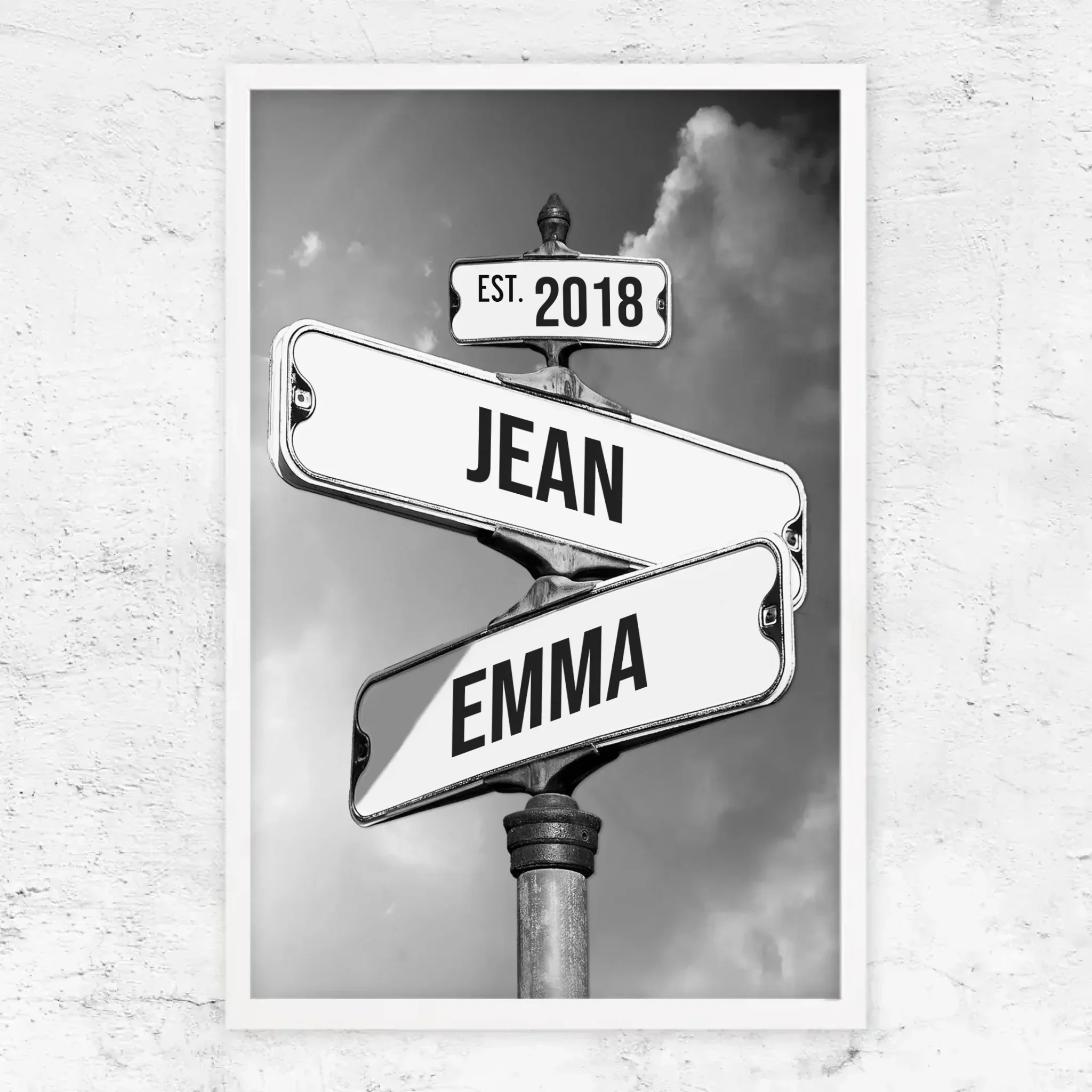 Poster personnalisé "Panneau de signalisation vintage pour couples" - Image 16