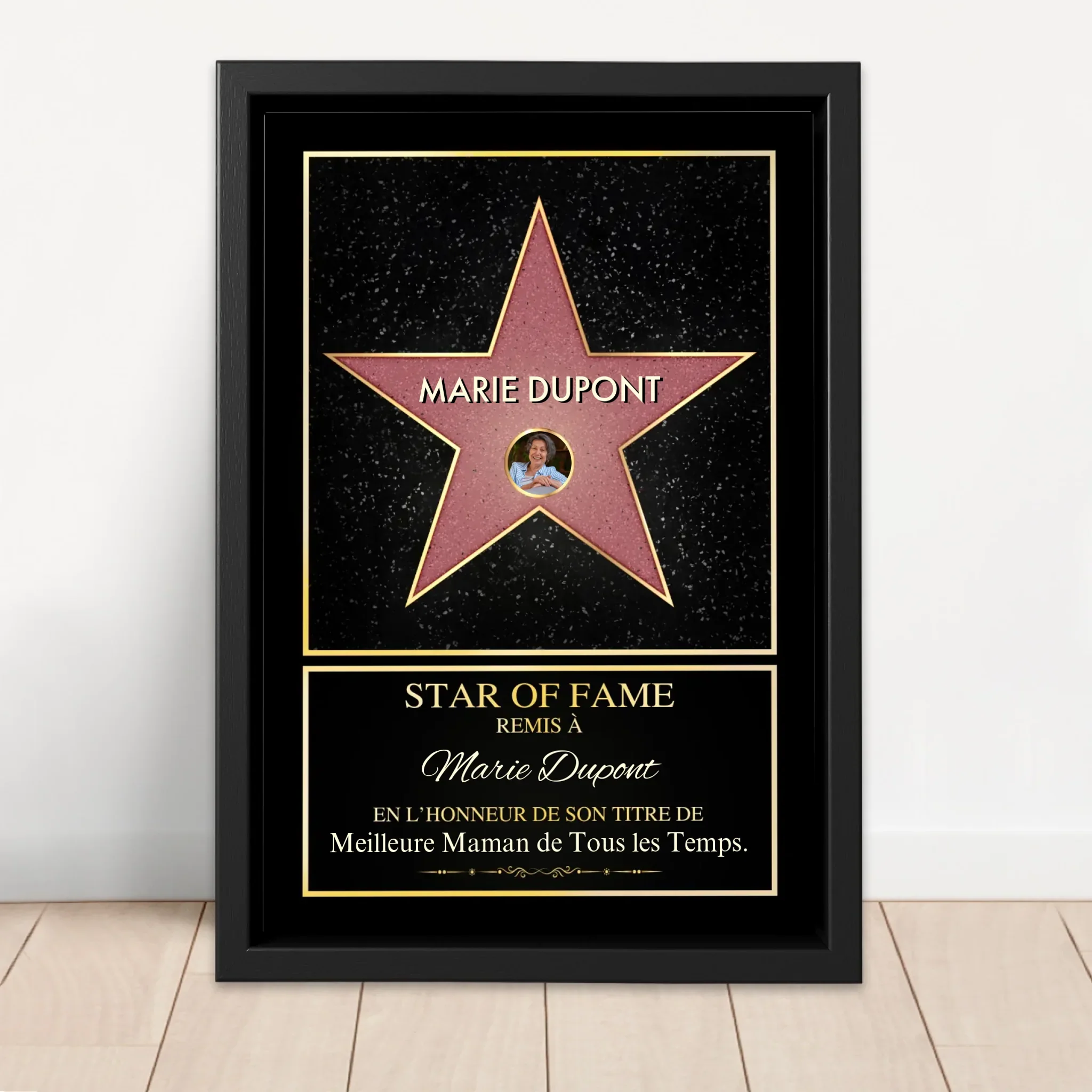 Toile personnalisé "Star of Fame - avec photo" - Image 4