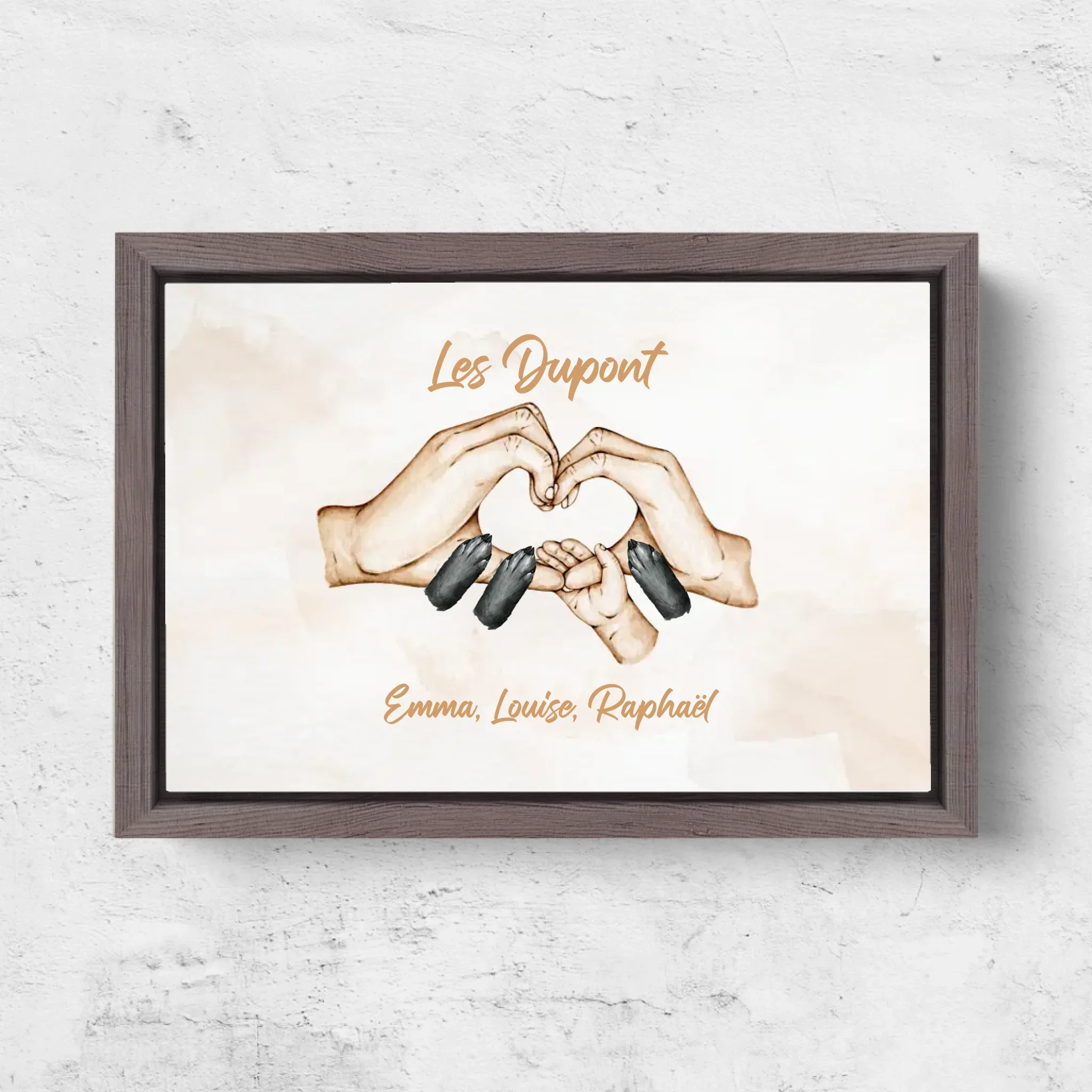 Toile personnalisée “Bonheur en famille” - Image 6