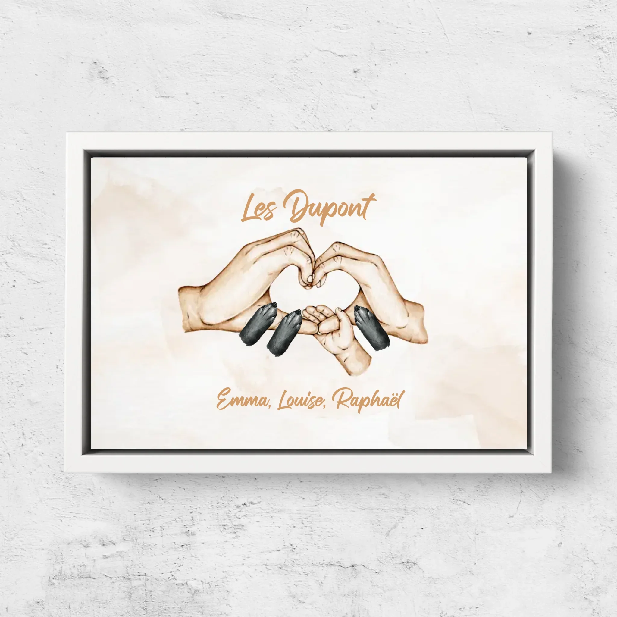 Toile personnalisée “Bonheur en famille” - Image 7