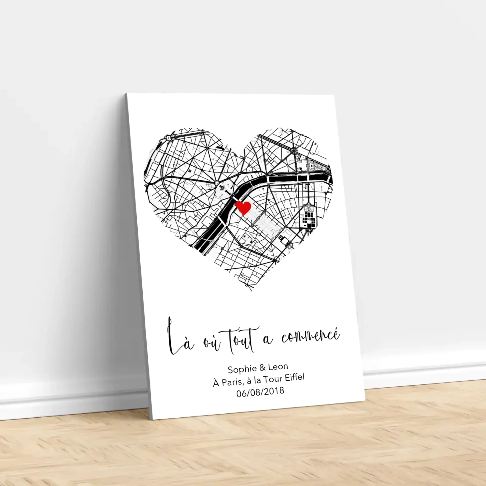 Toile personnalisée "Là où tout a commencé - Image 3