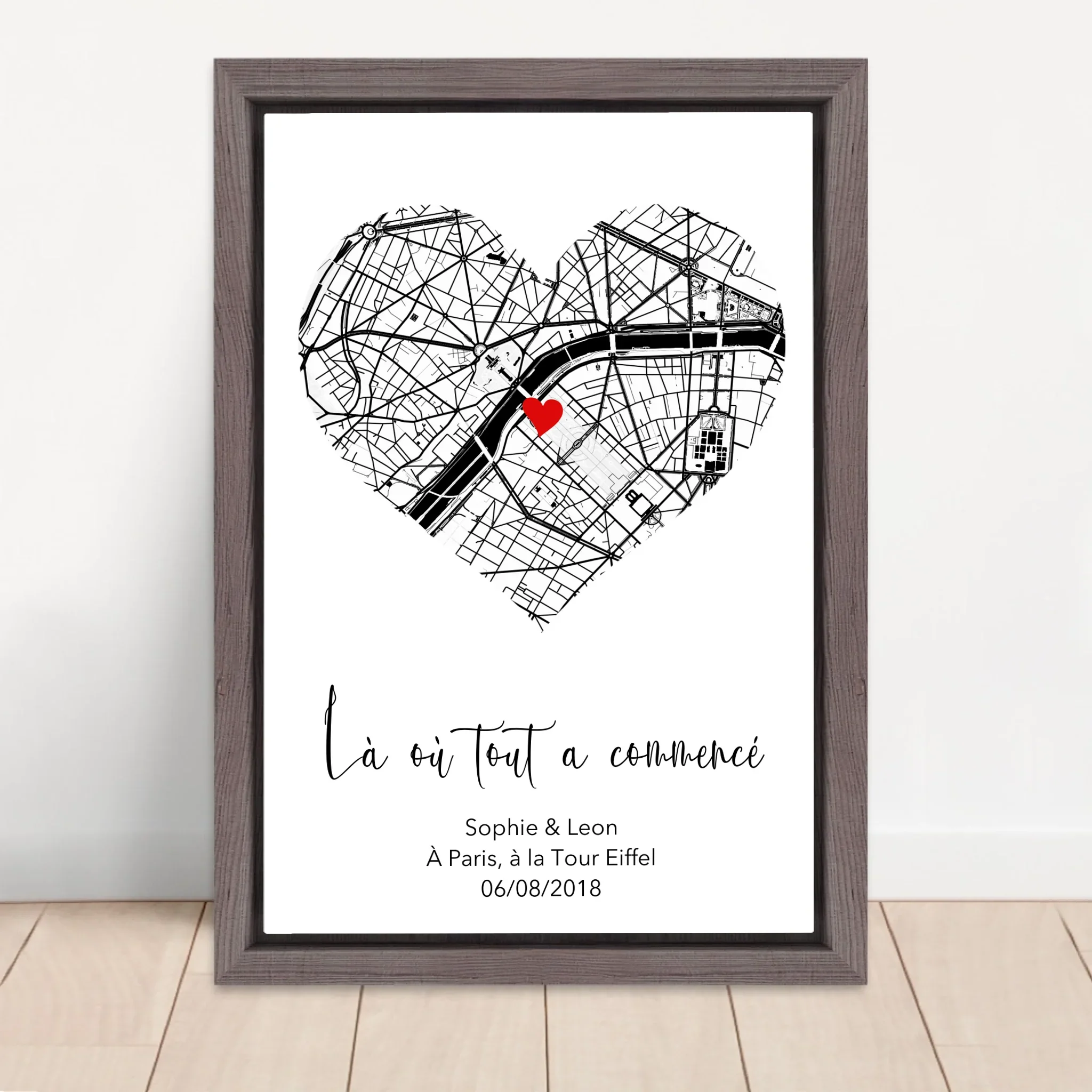 Toile personnalisée "Là où tout a commencé - Image 5