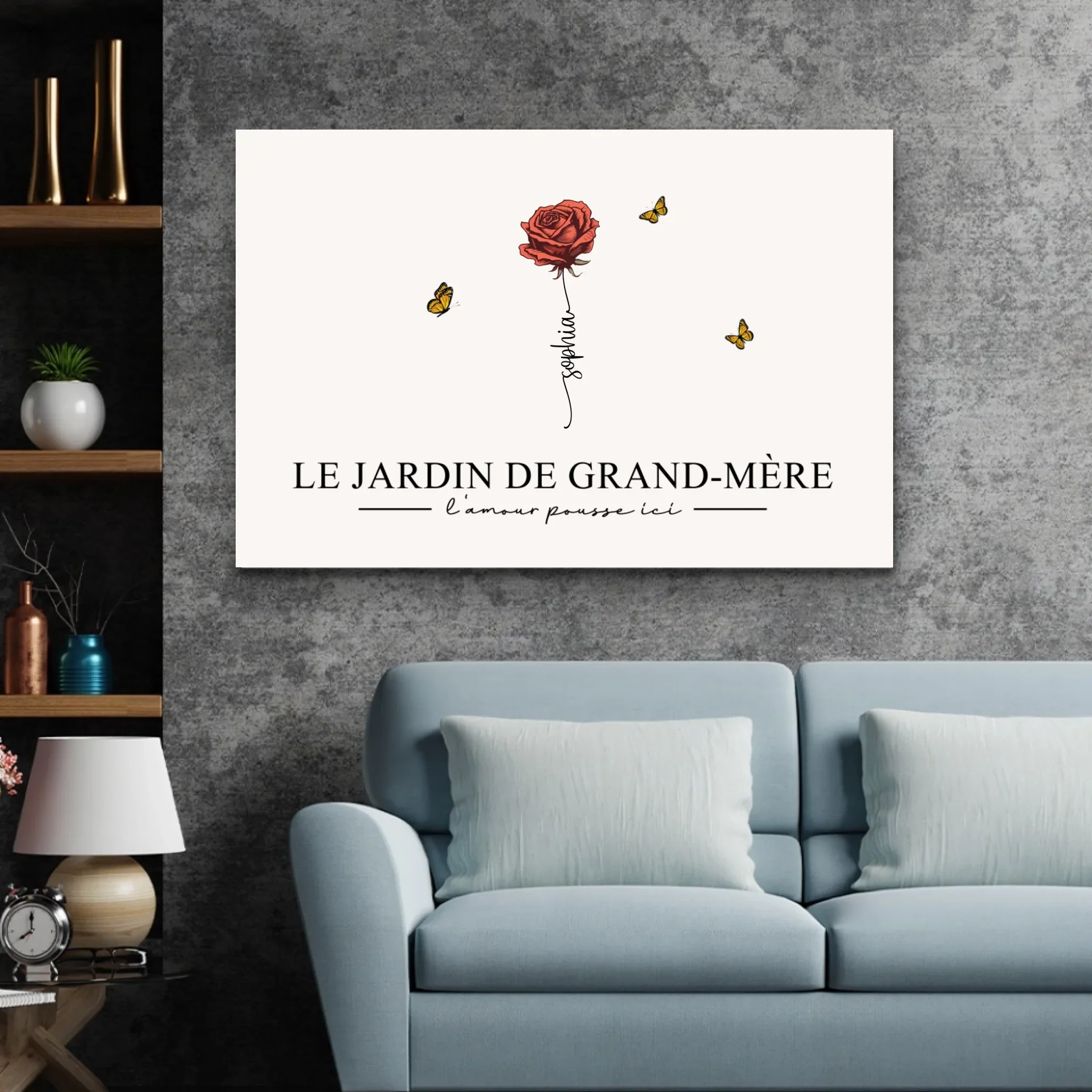 Toile personnalisée "Le jardin de grand-mère” - Image 3