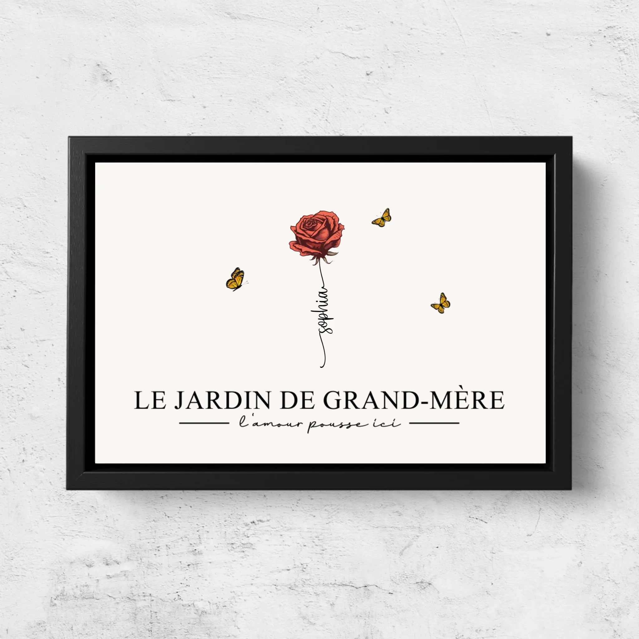Toile personnalisée "Le jardin de grand-mère” - Image 5