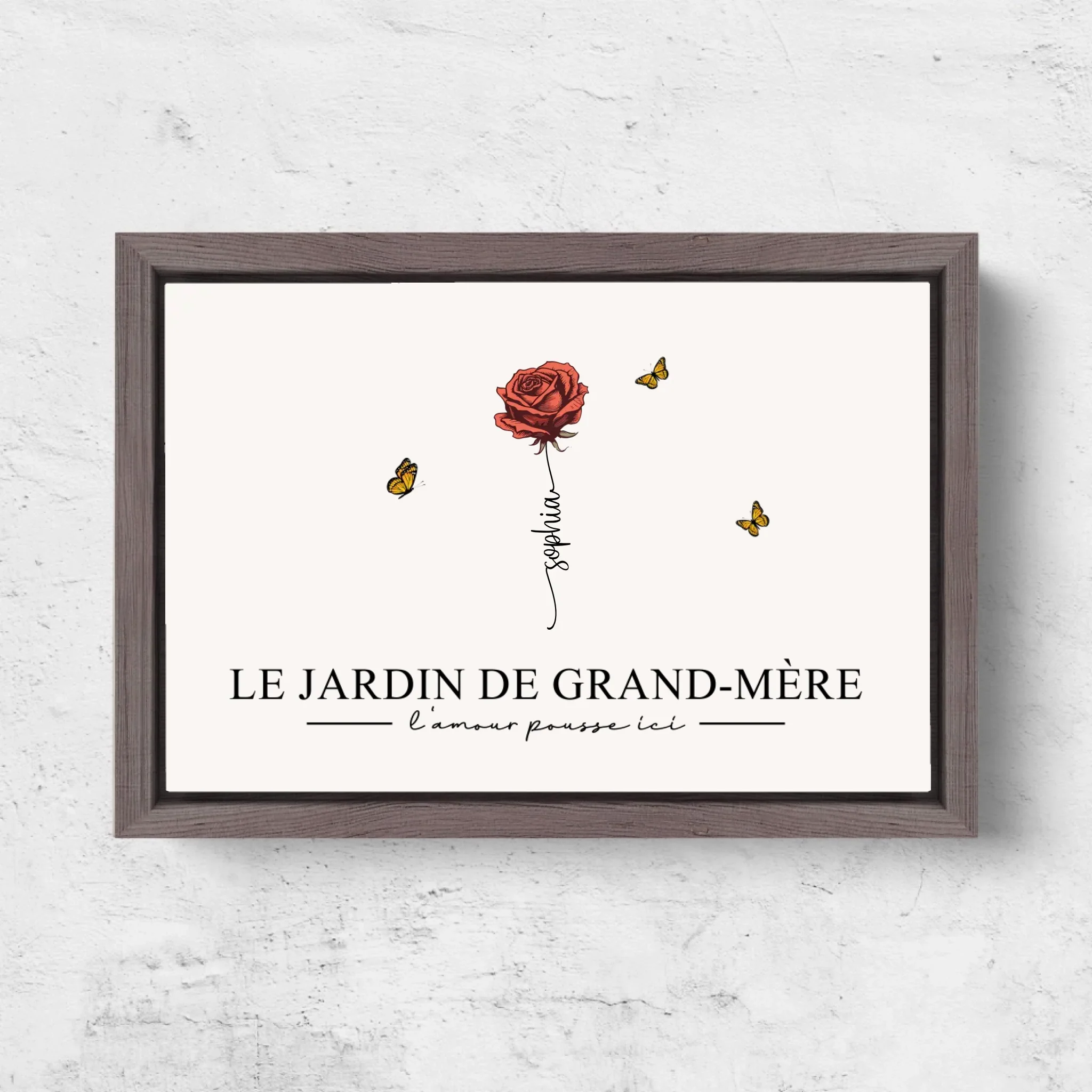 Toile personnalisée "Le jardin de grand-mère” - Image 6