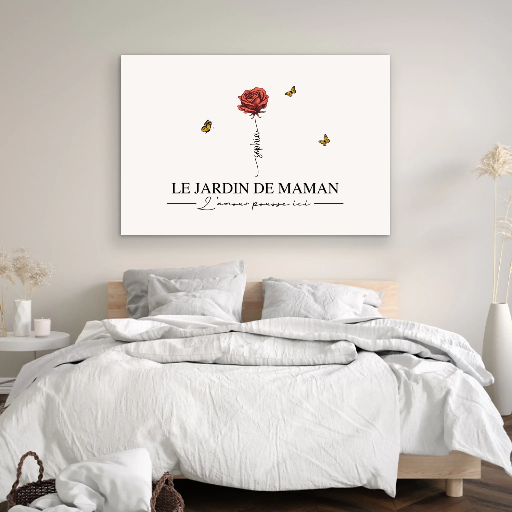 Toile personnalisée "Le jardin de maman” - Image 4