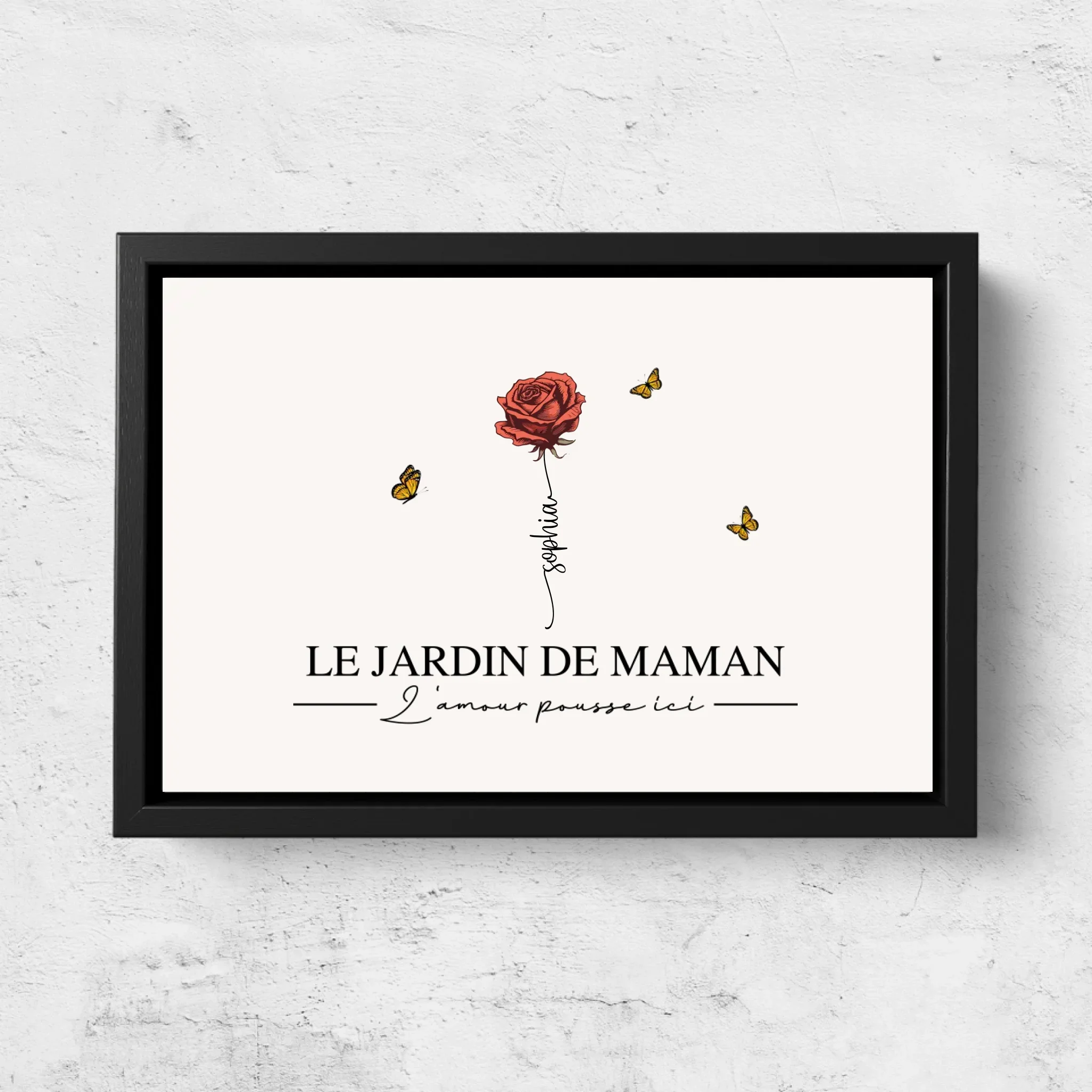 Toile personnalisée "Le jardin de maman” - Image 5