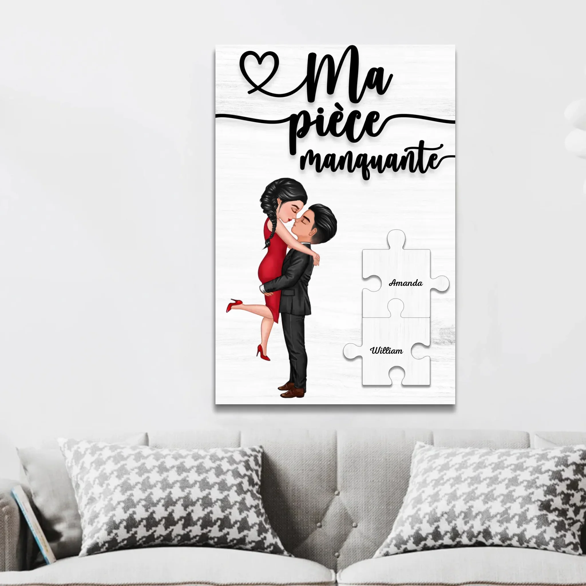 Toile personnalisée “Le morceau manquant” - Image 2
