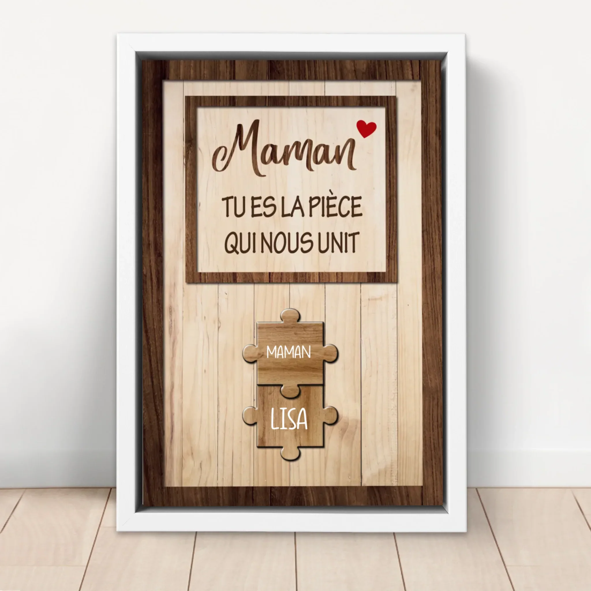 Toile personnalisée "Maman nous tient ensemble" - Image 6