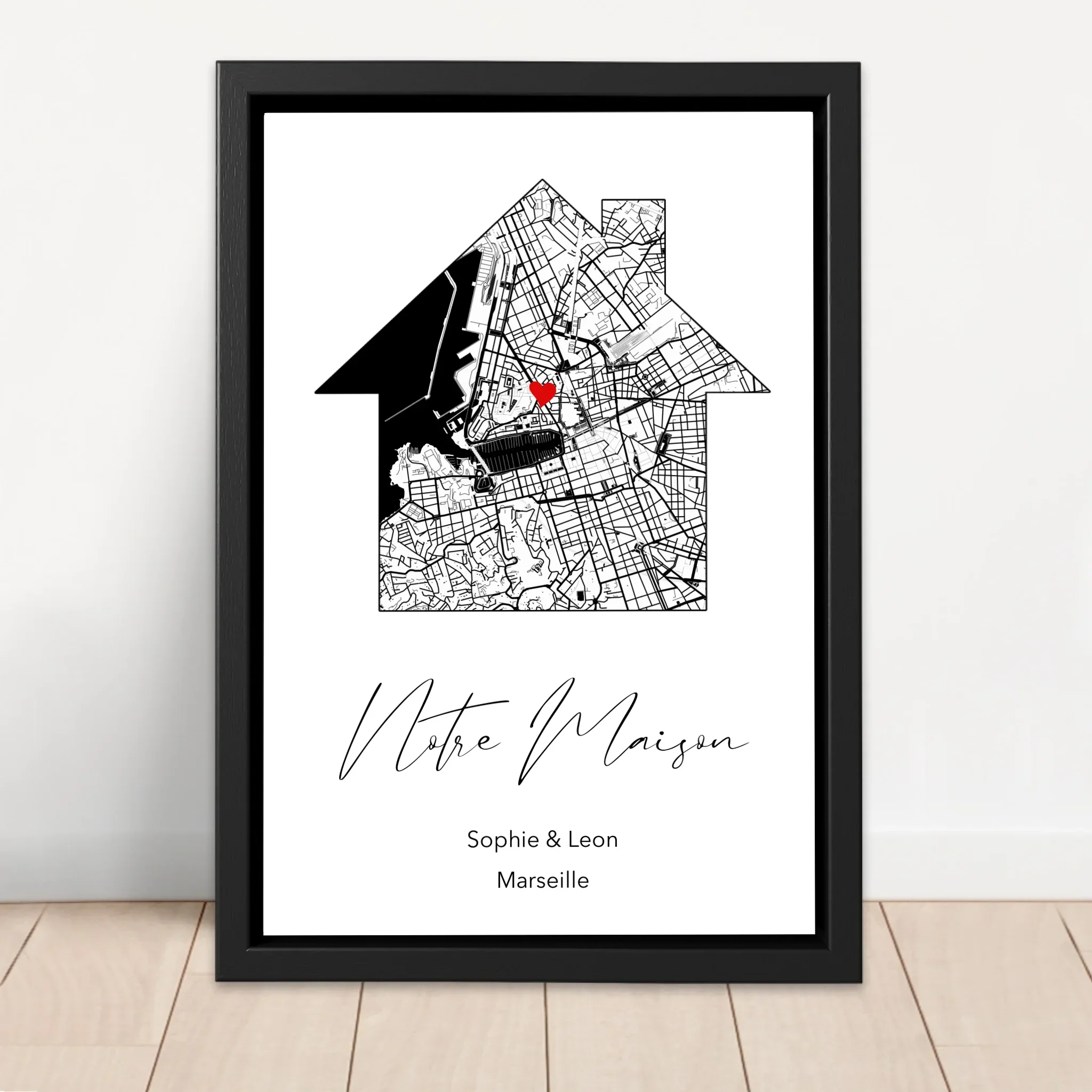 Toile personnalisée “Notre maison” - Image 4