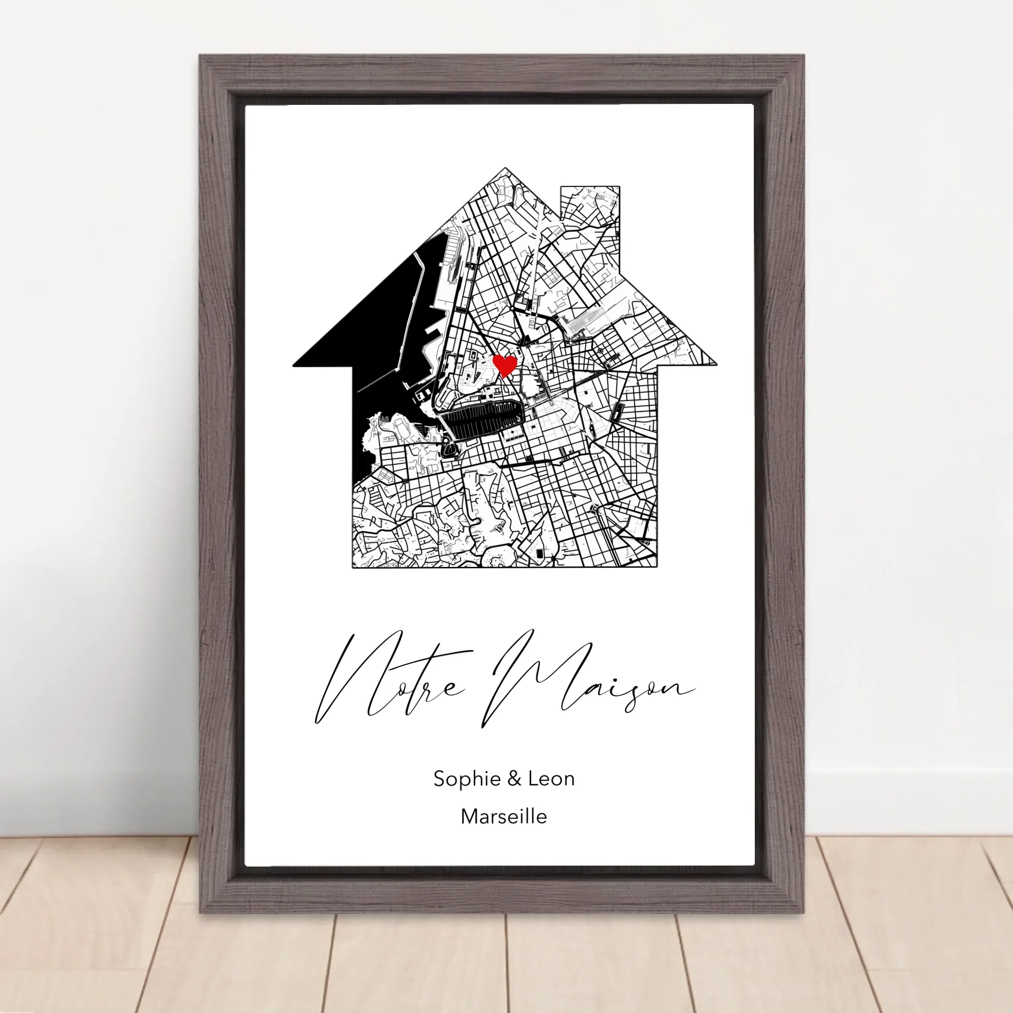 Toile personnalisée “Notre maison” - Image 5
