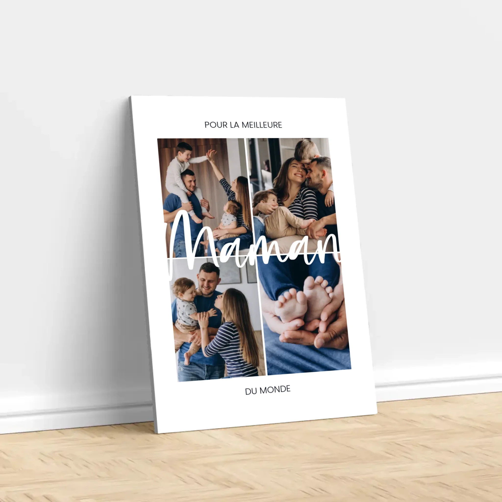 Toile personnalisée “Pour la meilleure maman du monde” - Image 3