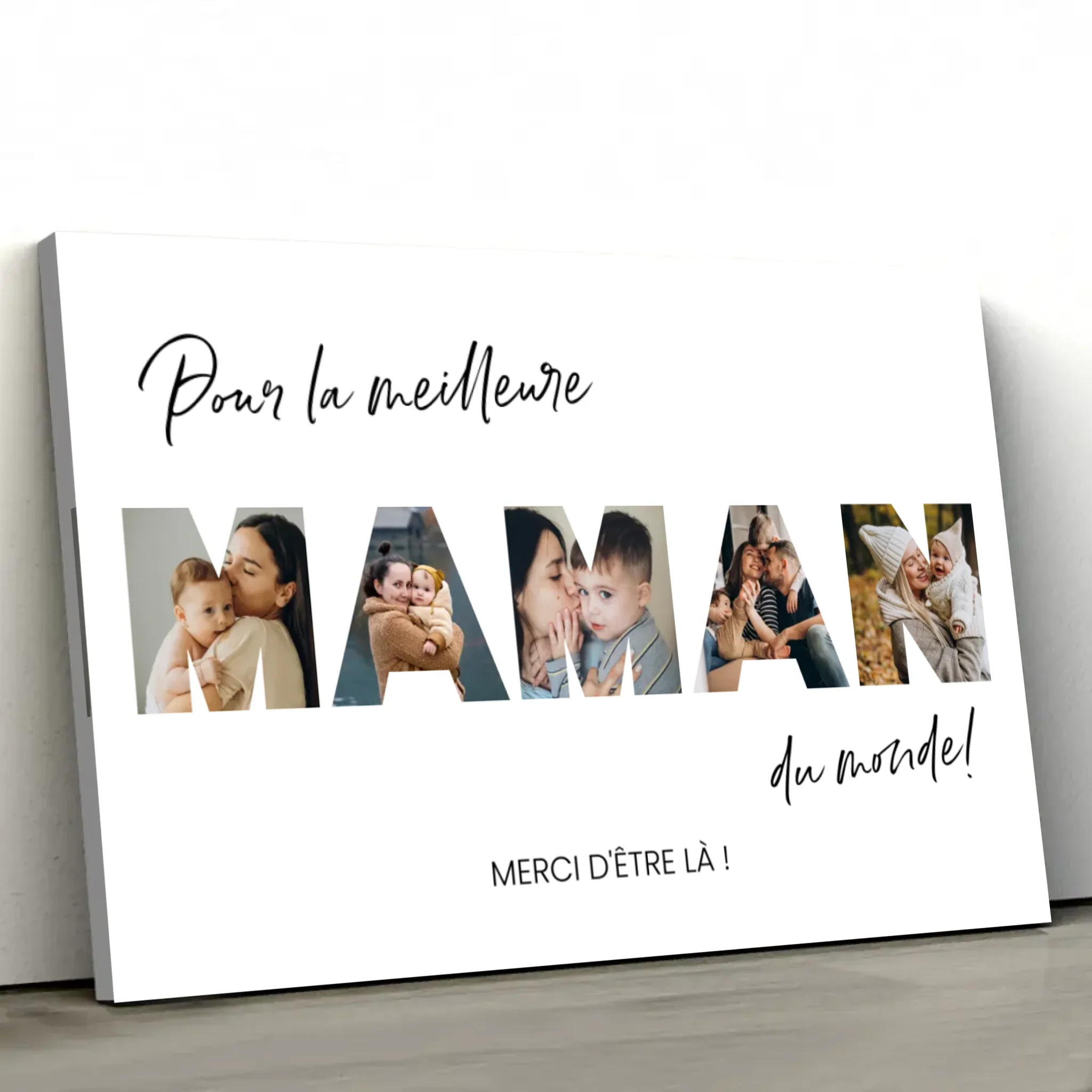 Toile personnalisée " Pour la meilleure maman du monde" - Image 4