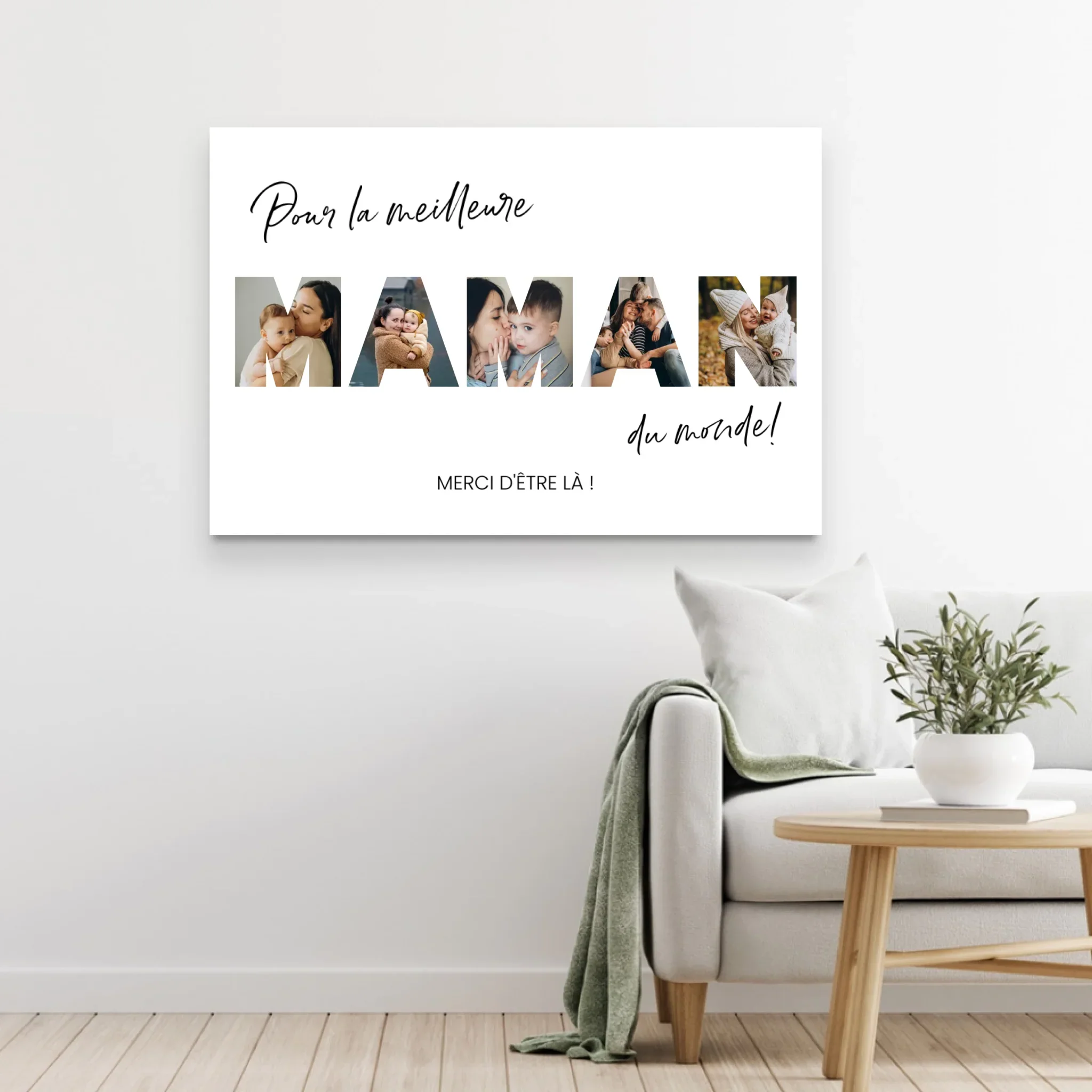 Toile personnalisée " Pour la meilleure maman du monde" - Image 5
