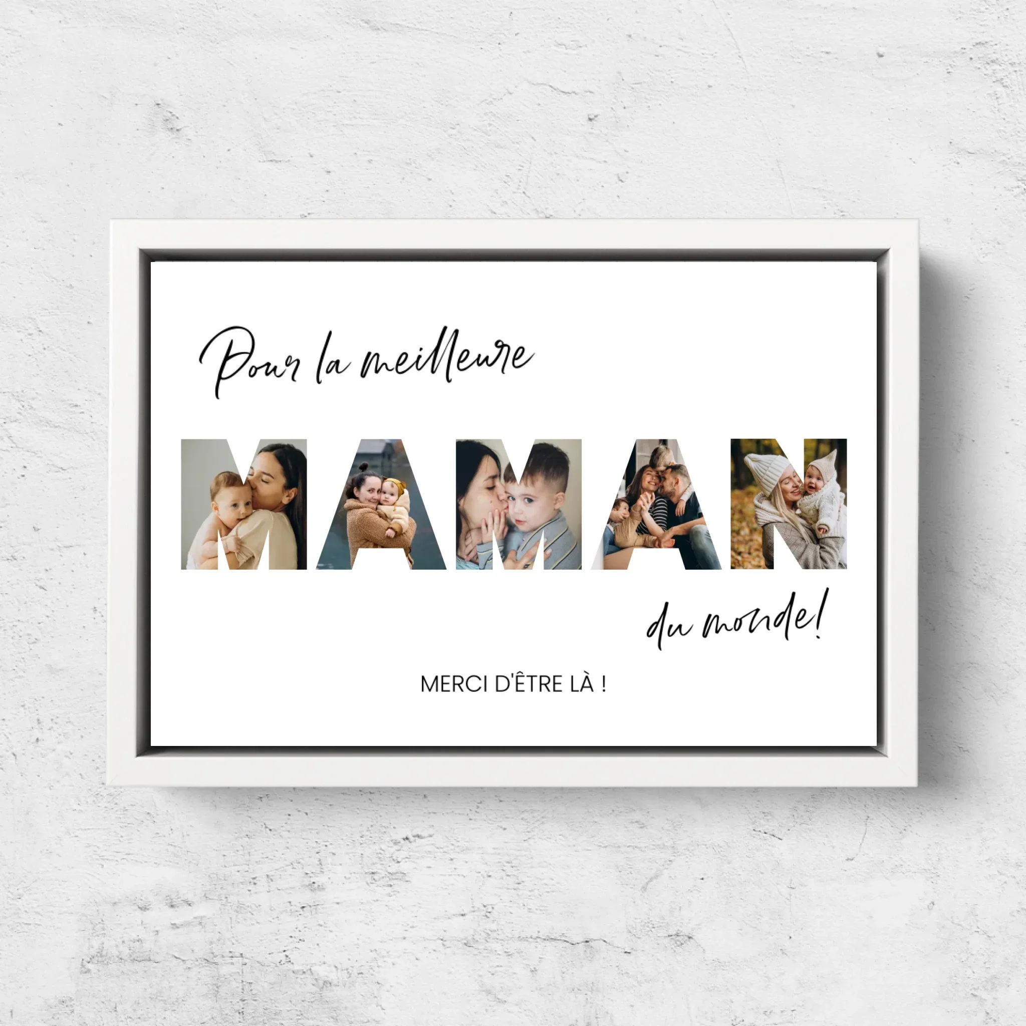 Toile personnalisée " Pour la meilleure maman du monde" - Image 8