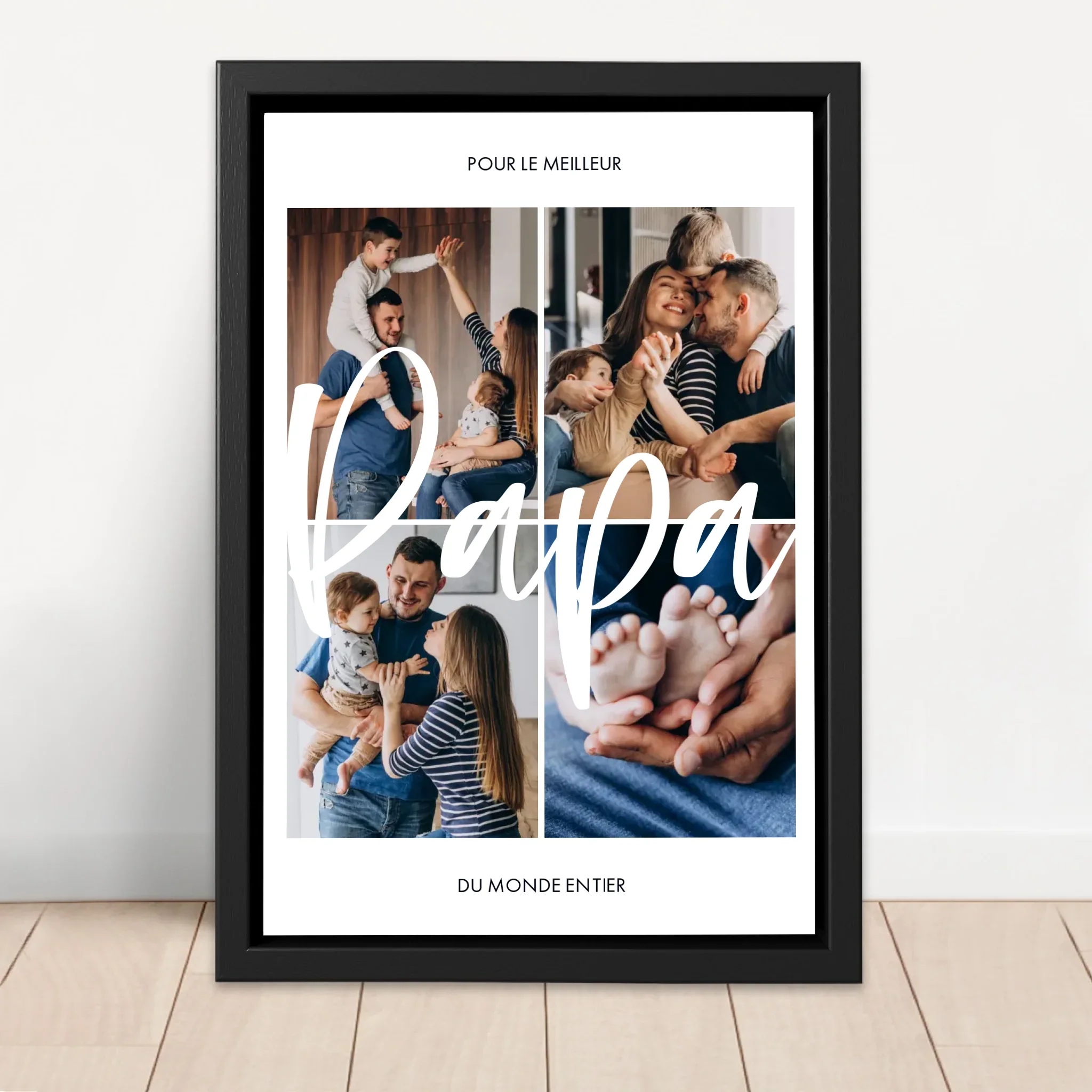 Toile personnalisée "Pour le meilleur papa du monde" - Image 4