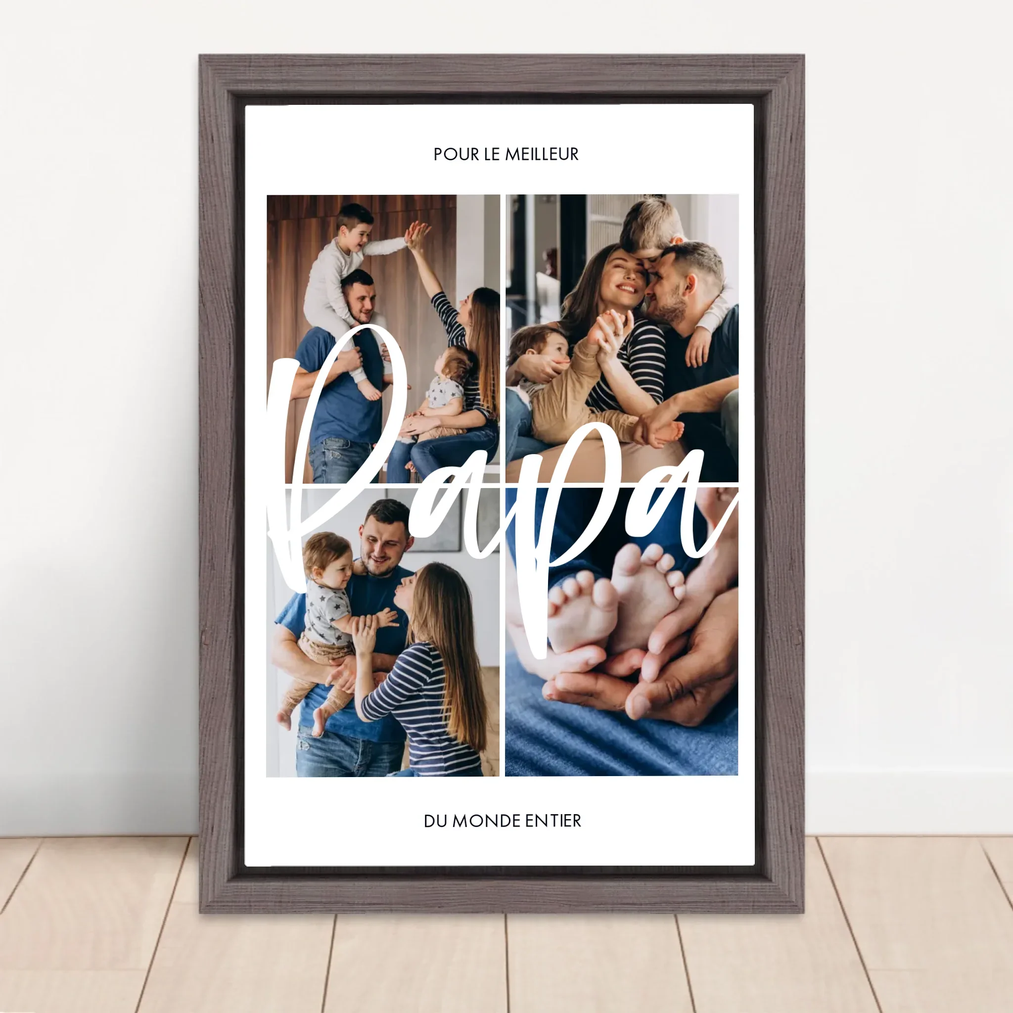 Toile personnalisée "Pour le meilleur papa du monde" - Image 5