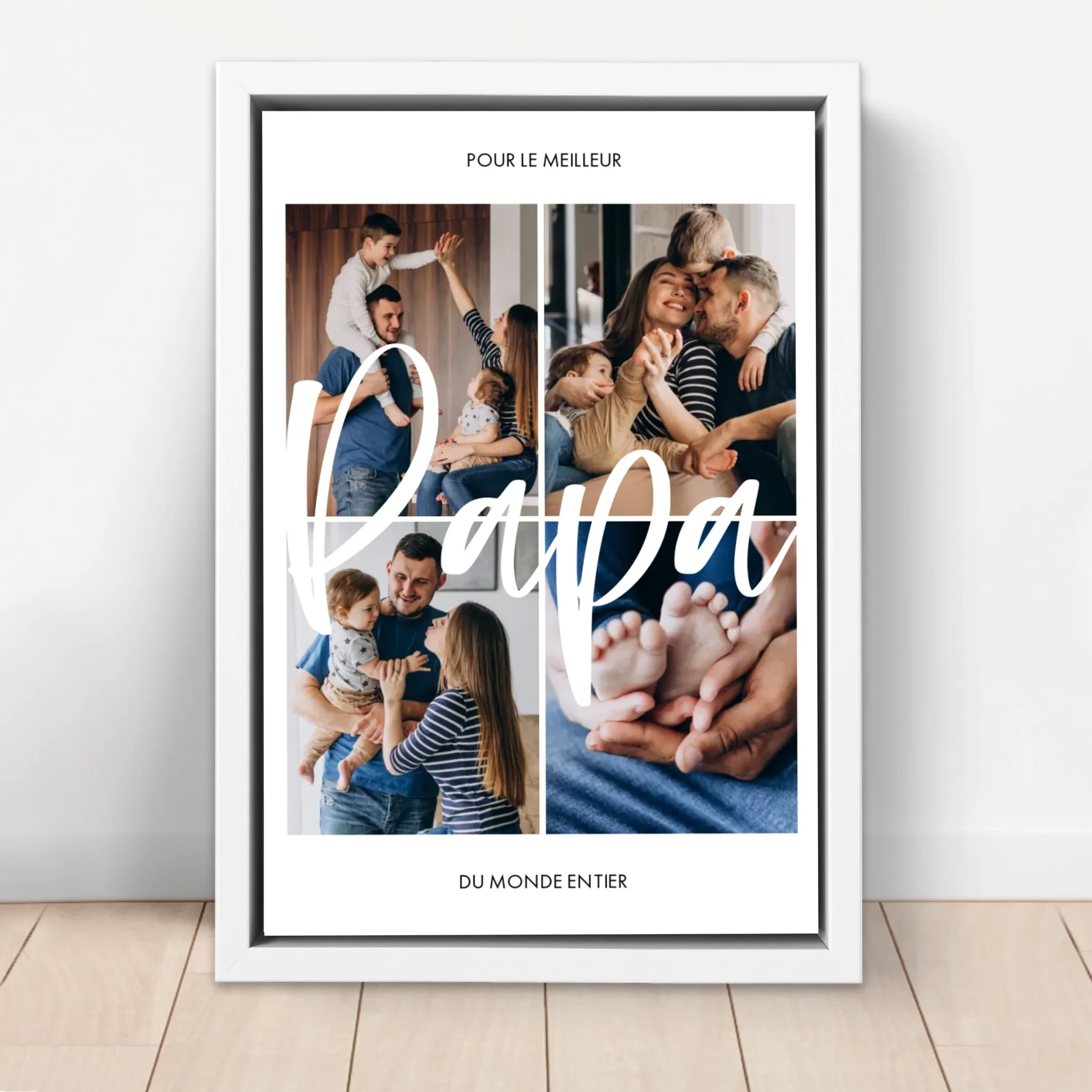 Toile personnalisée "Pour le meilleur papa du monde" - Image 6