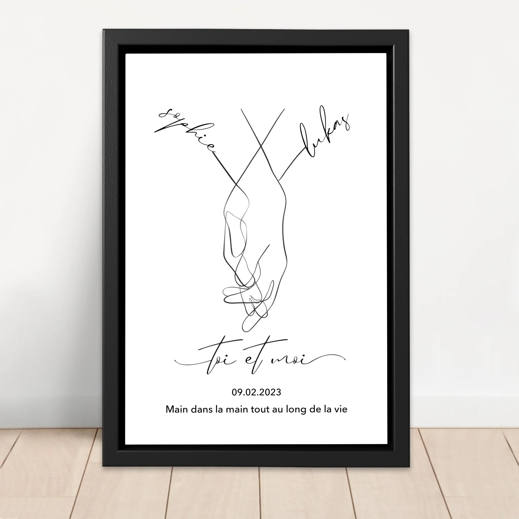 Toile personnalisée “Toi et moi” - Image 4